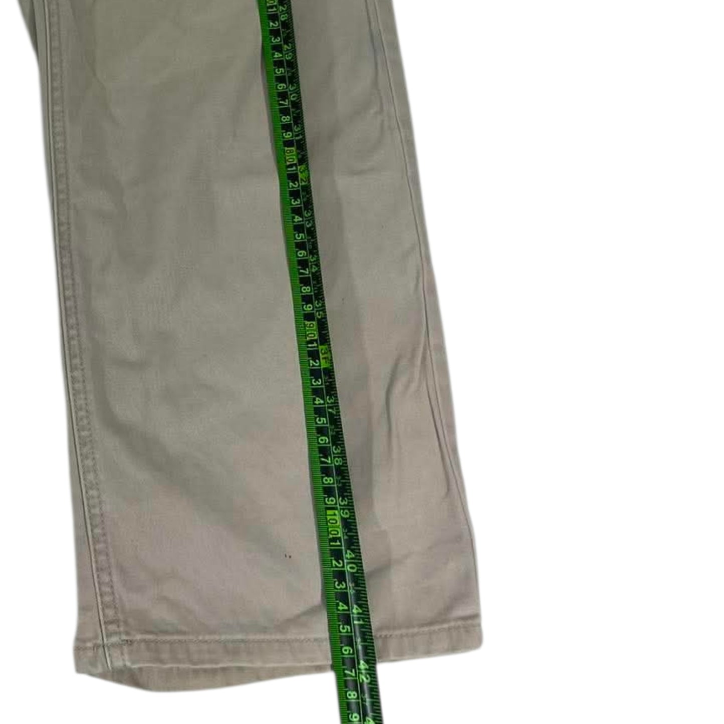 POLO RALPH LAUREN TAN WIDE LEG TROUSERS (34)