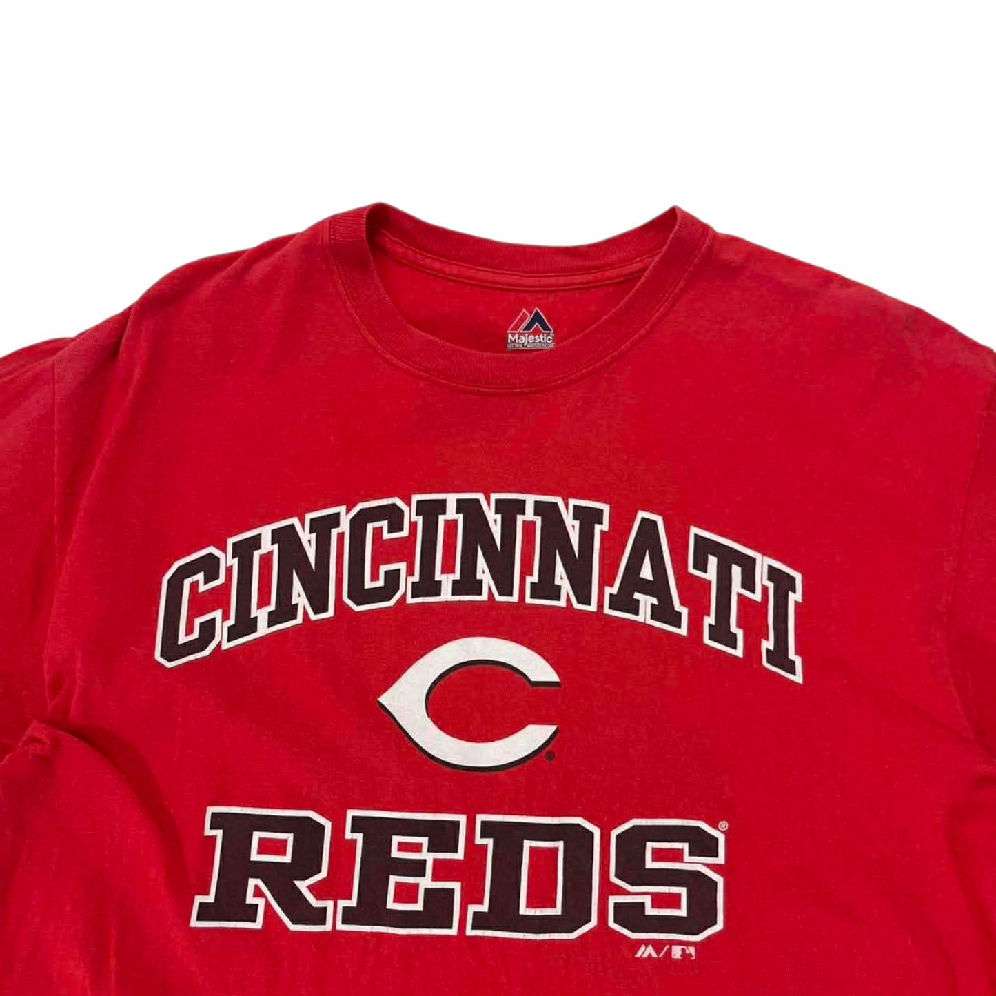 VINTAGE MAJESTIC ATHLETIC CINCINNATI REDS RED T-SHIRT (M)