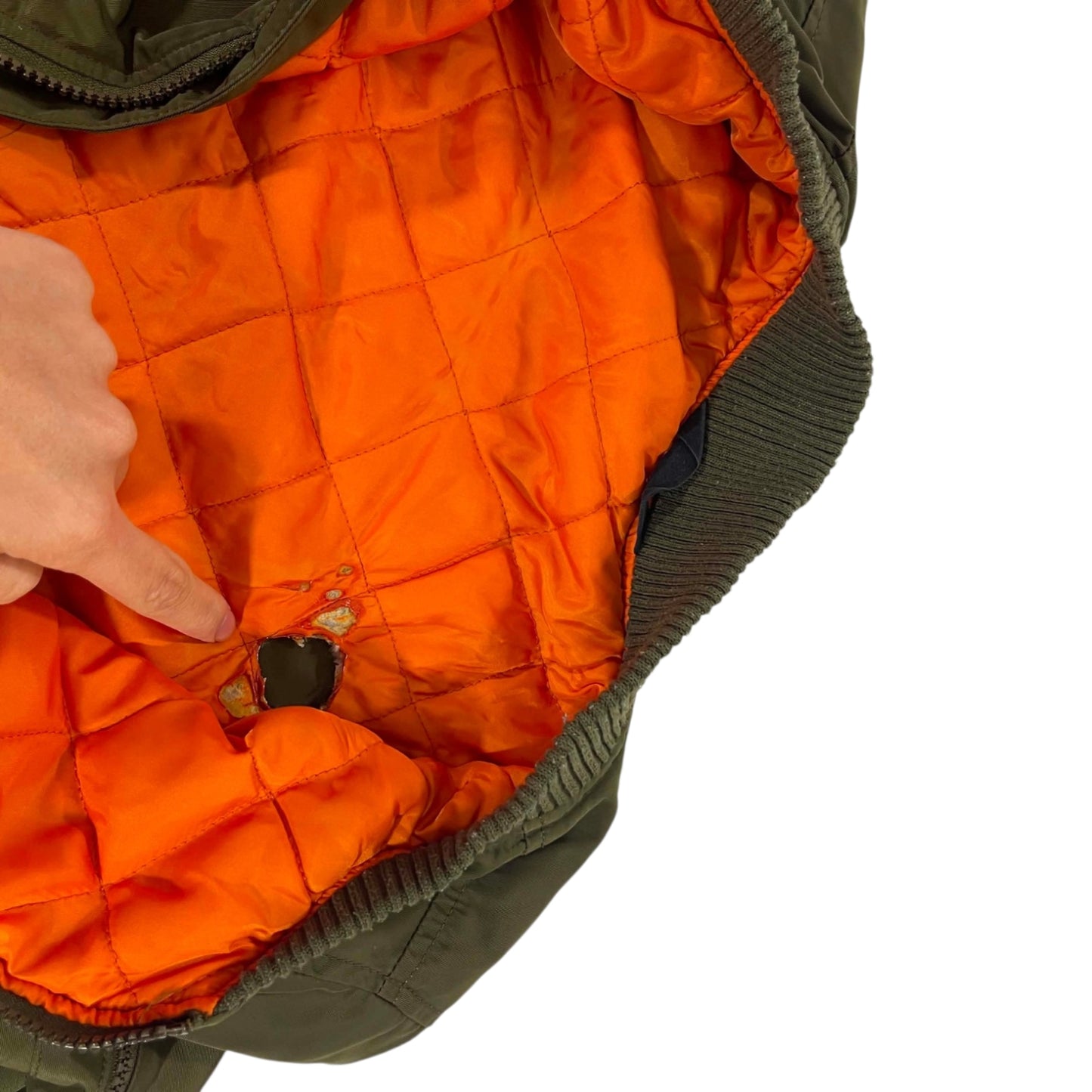 GREEN BOMBER JACKET (S-M)