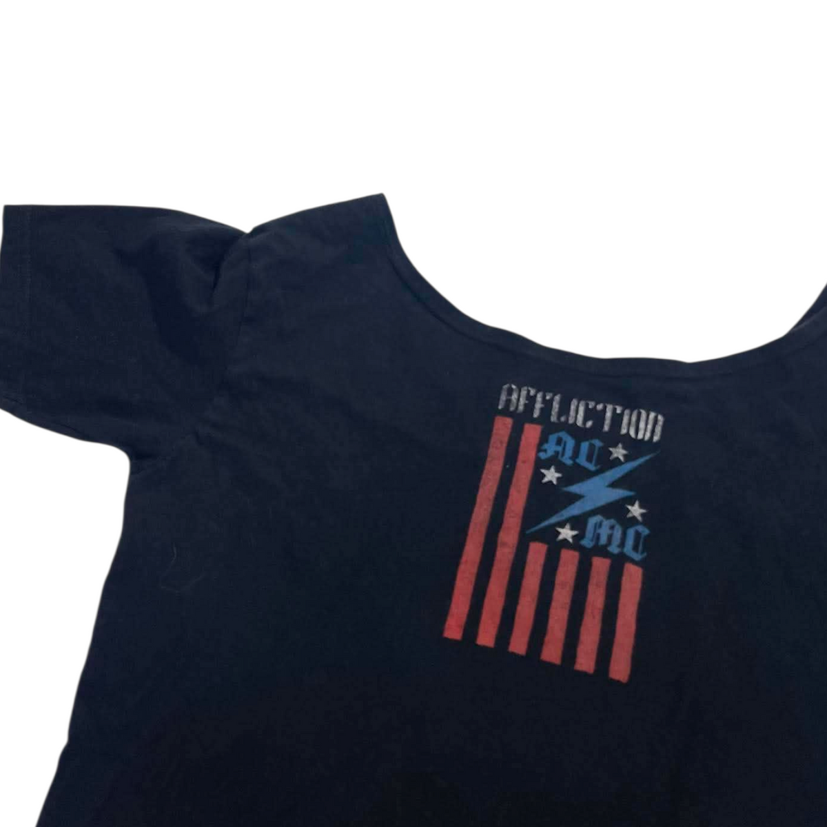 Y2K AFFLICTION WOMEN'S BLACK T-SHIRT (L)