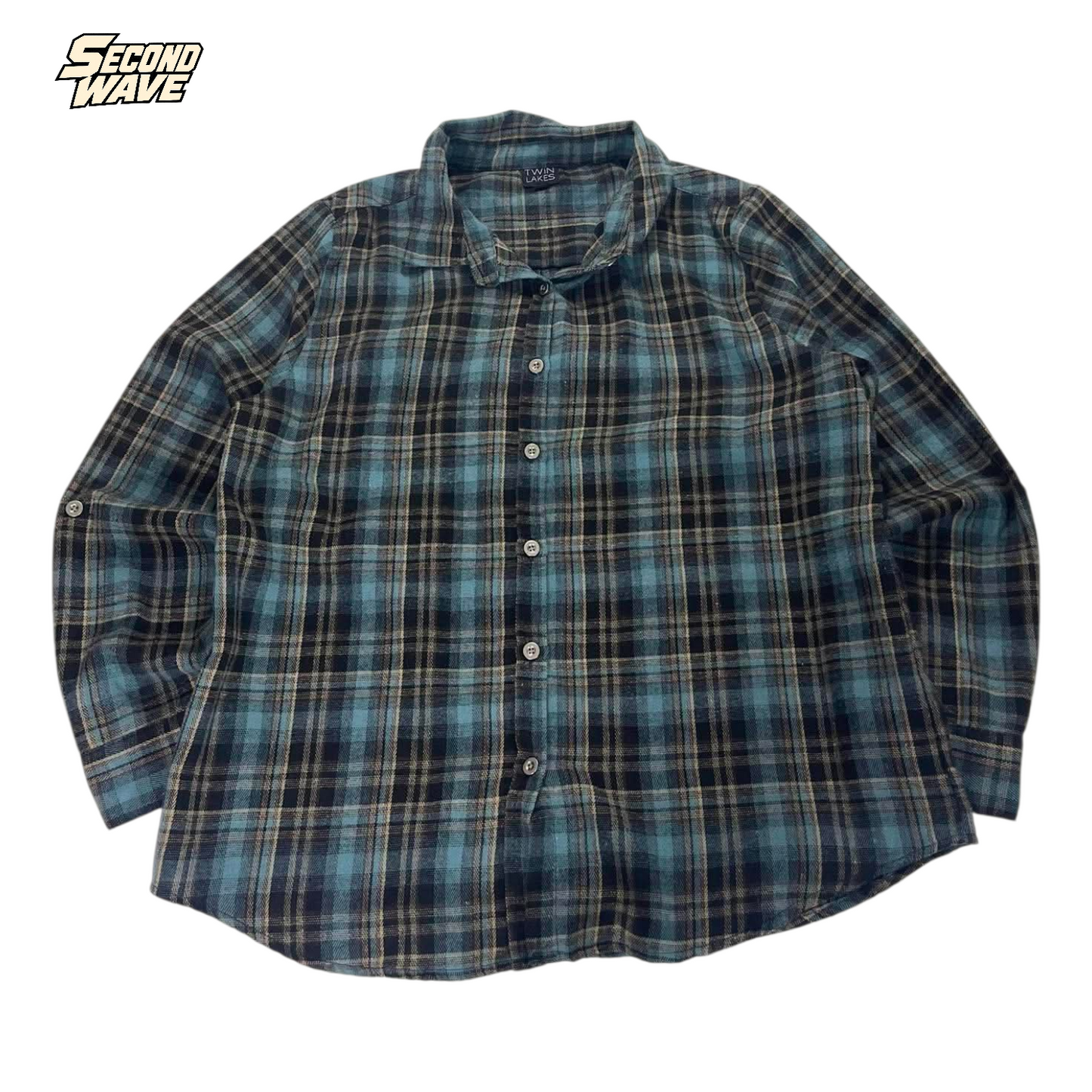TWIN LAKES BLUE BUTTON-UP (14)