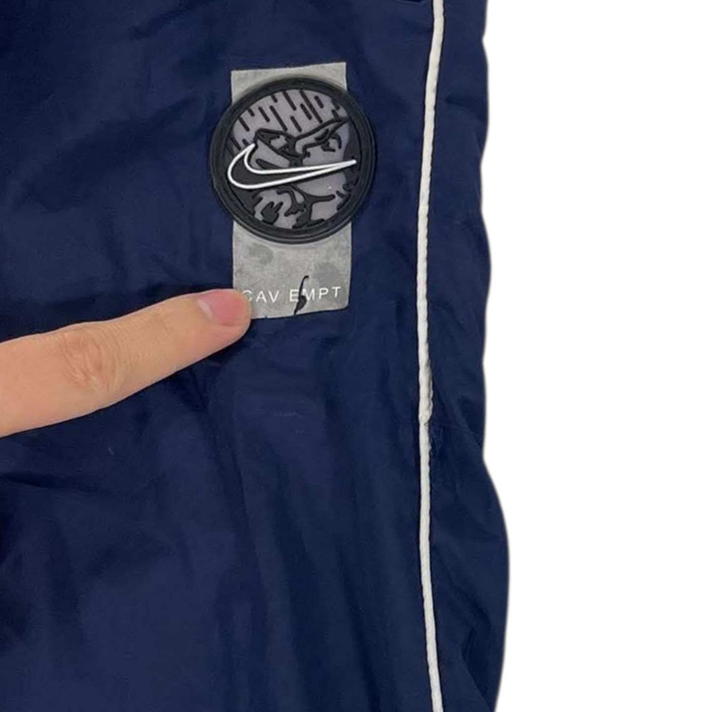 NIKE NAVY/BEIGE TRACK PANTS² (BEST FIT LARGE)