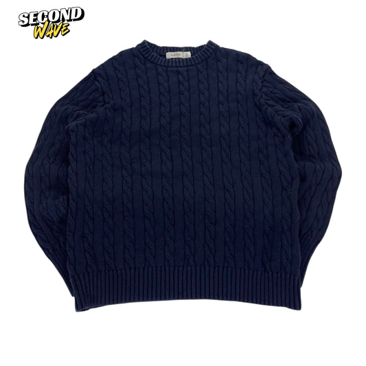 GLASSONS KNIT NAVY BLUE SWEATER (M)