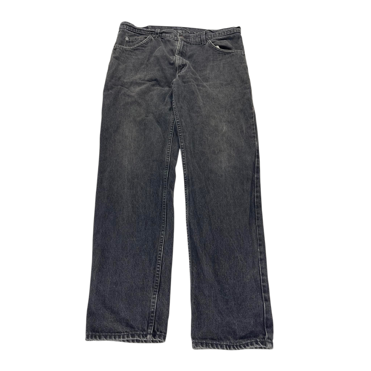 VINTAGE LEVI'S 505 BLACK DENIM JEANS (36)
