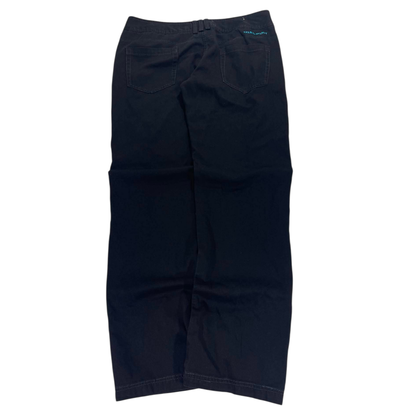 LYLE & SCOTT BLACK PANTS (32)