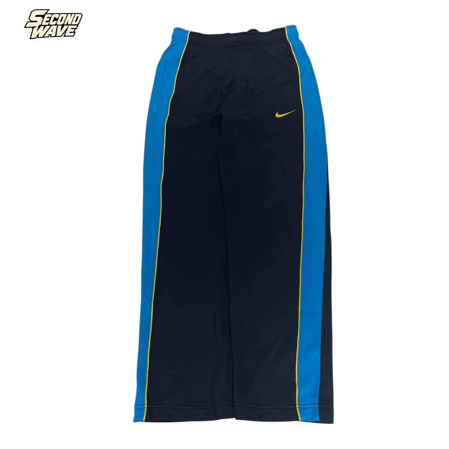 NIKE NAVY DRI-FIT TRACK PANTS⁴ (S - M)