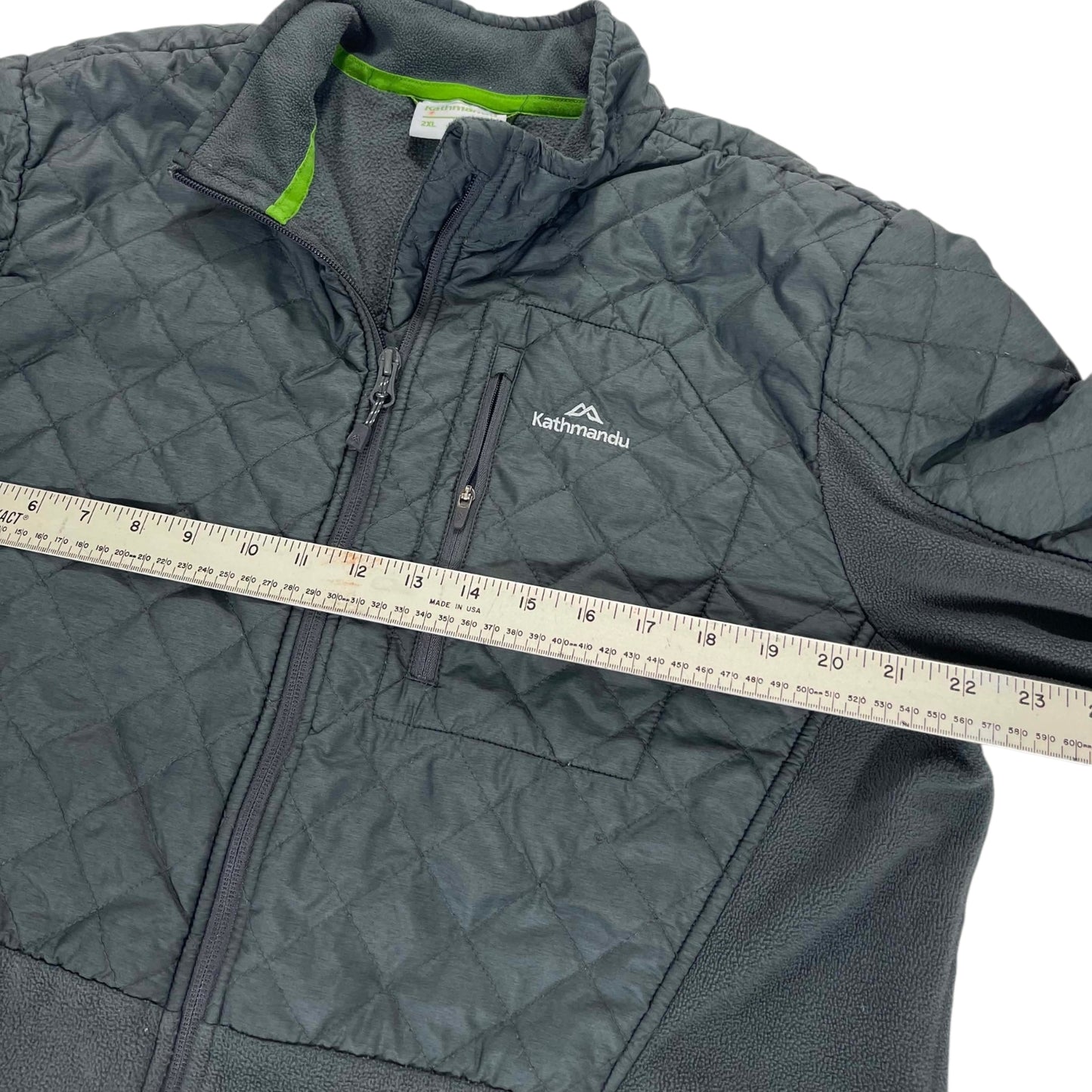 KATHMANDU QUILTED FLEECE JACKET (L)