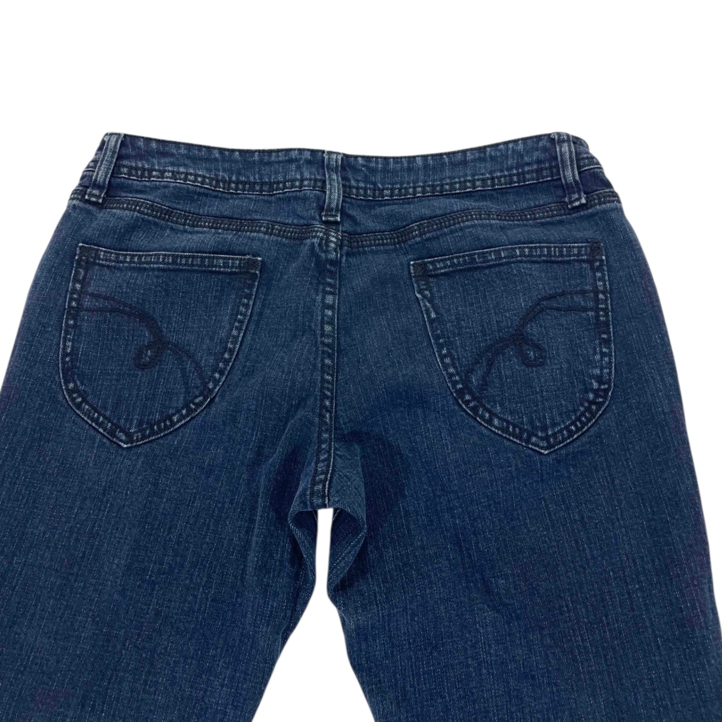 Y2K BLUE GOOD JEANS LOW RISE FLARE JEANS (12)