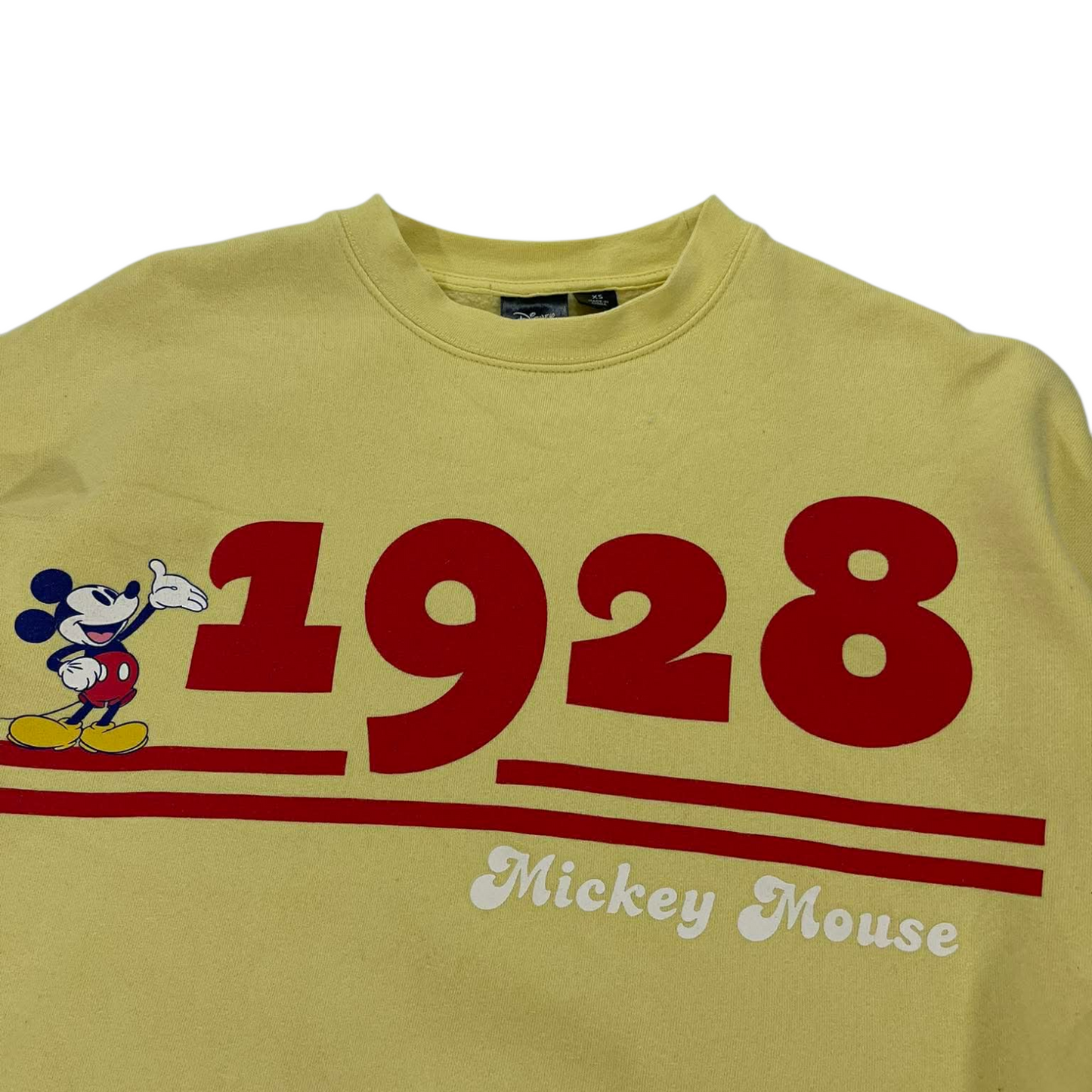 DISNEY MICKEY MOUSE YELLOW SWEATSHIRT (S)