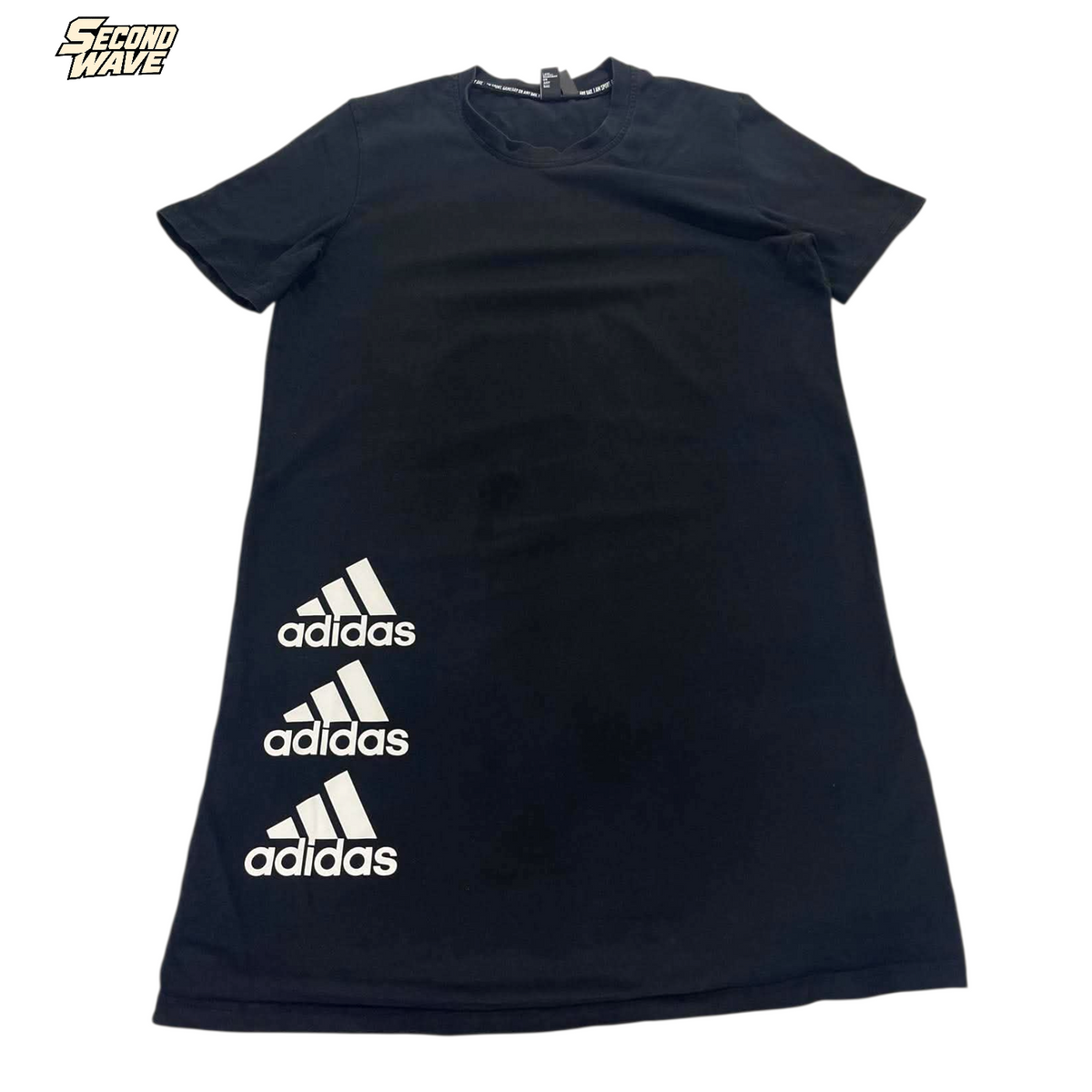 ADIDAS LONG BLACK T-SHIRT (L)