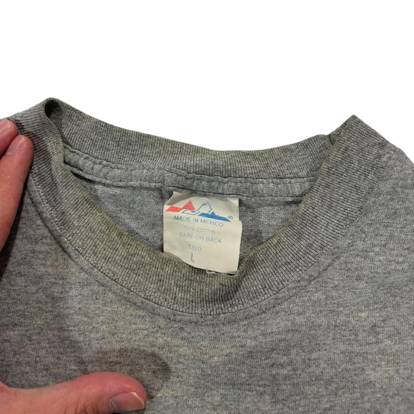 VINTAGE GREY NEW YORK YANKEES MLB BASEBALL TEE (L)