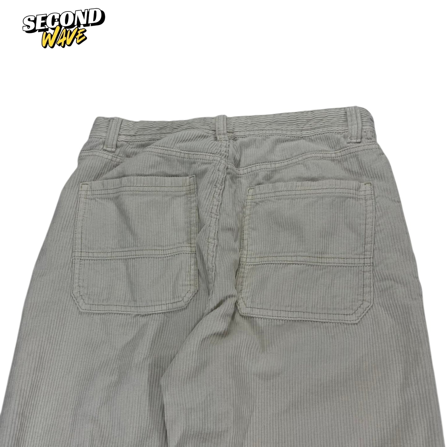 COTTON ON CORDUROY WIDE LEG TROUSERS (30)
