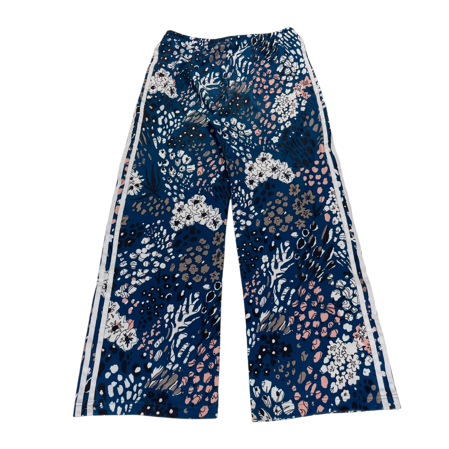ADIDAS FLORAL COTTON SWEATPANTS (M-L)