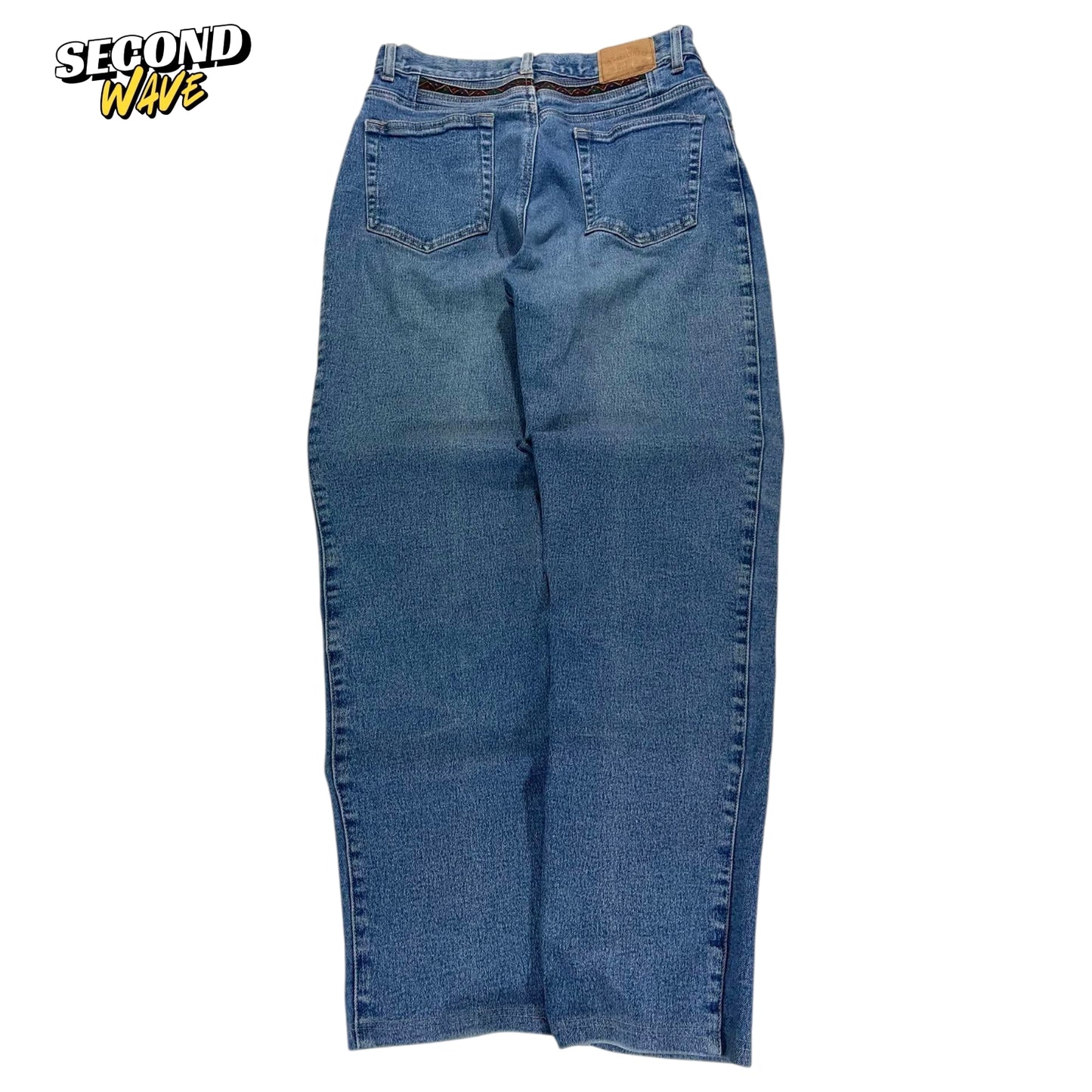 VINTAGE OKE BLUE DENIM JEANS (30)