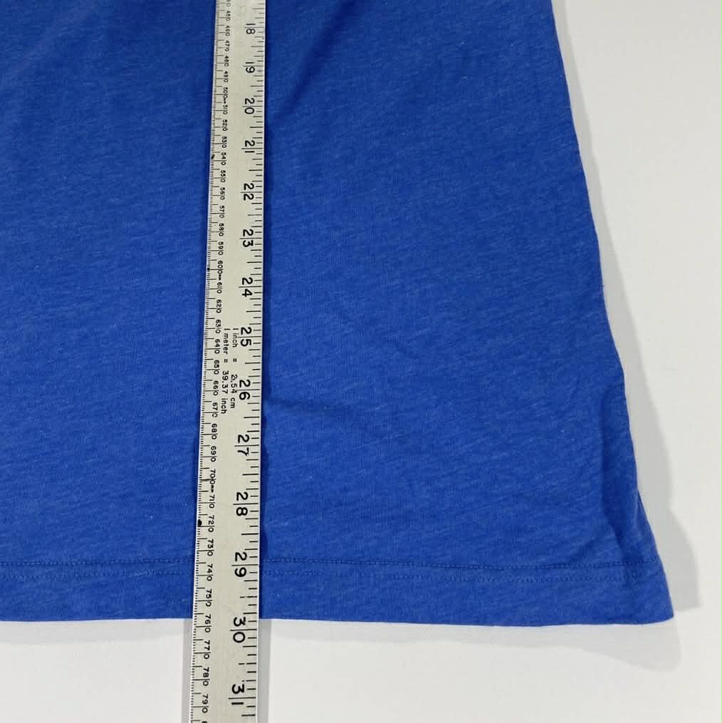 Y2K RIP CURL BLUE SLIM FIT T-SHIRT (XL)