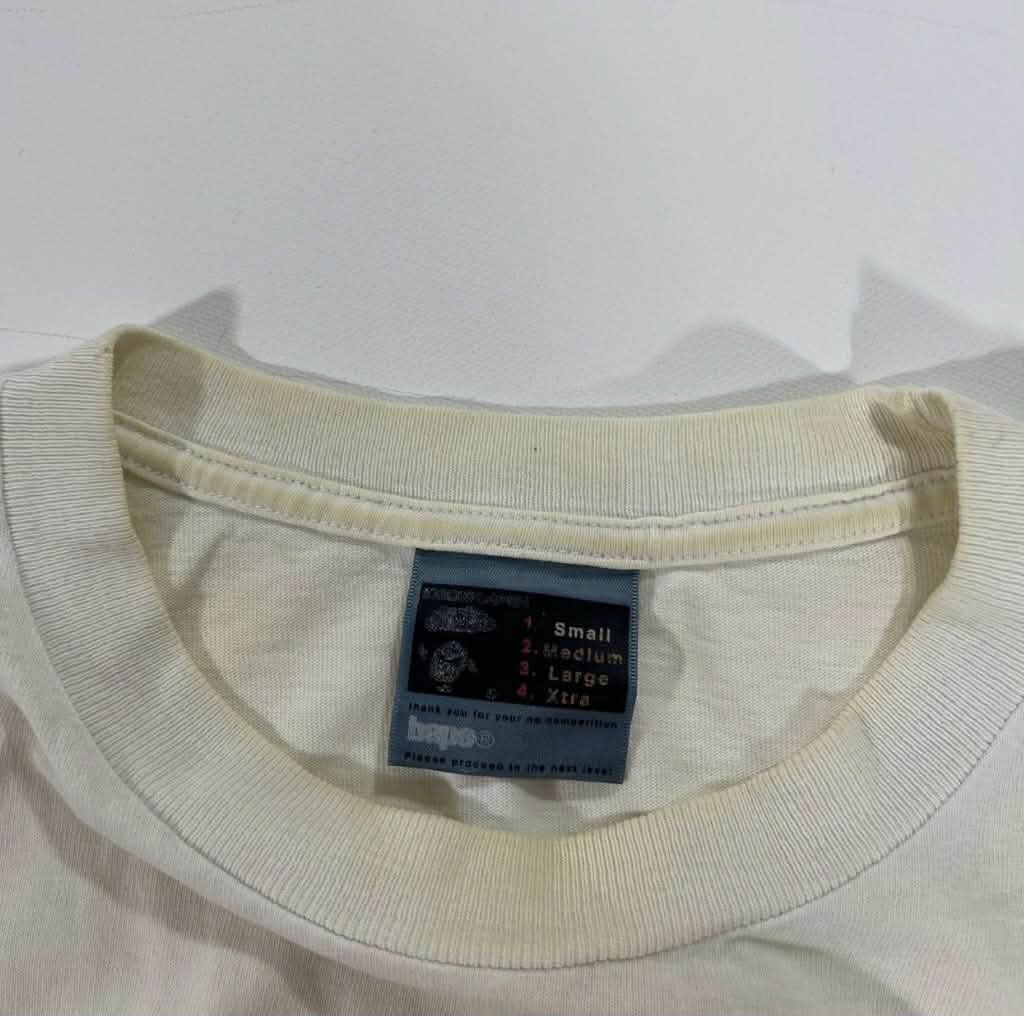 VINTAGE TRASHED BATHING APE T-SHIRT TRASHED VIBES CONDITION (M)