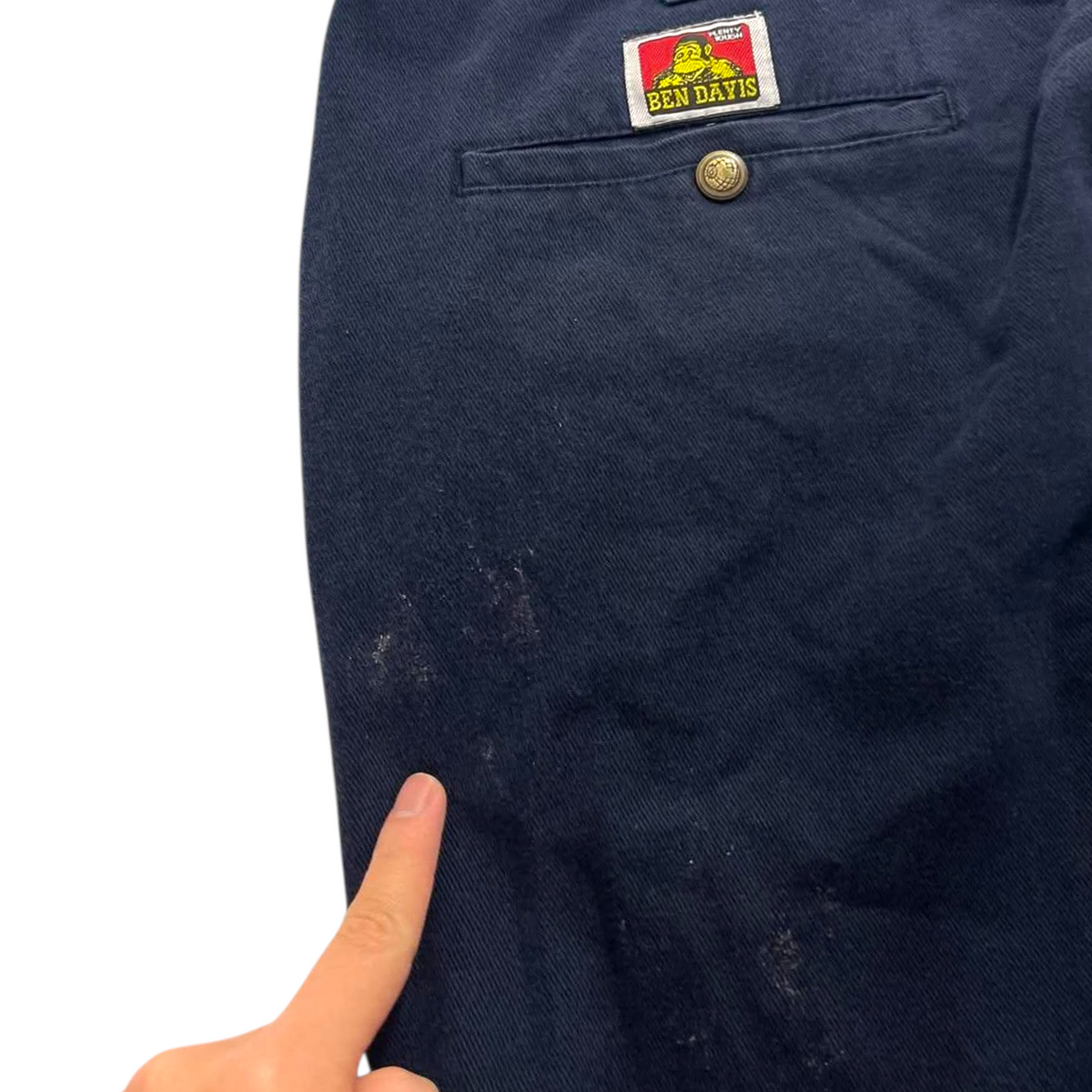 BEN DAVIS BLUE BAGGY PANTS (36)