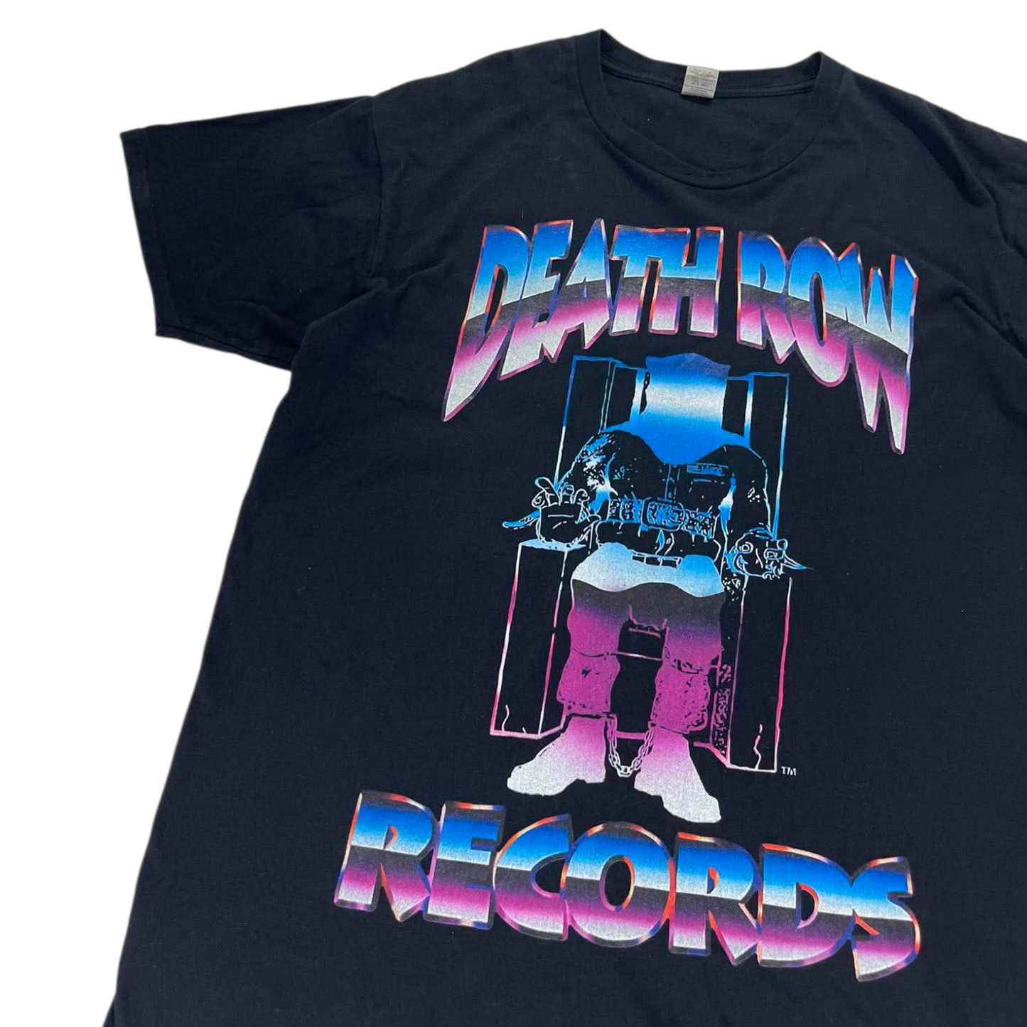 DEATH ROW RECORDS BLCK COTTON TEE (M)