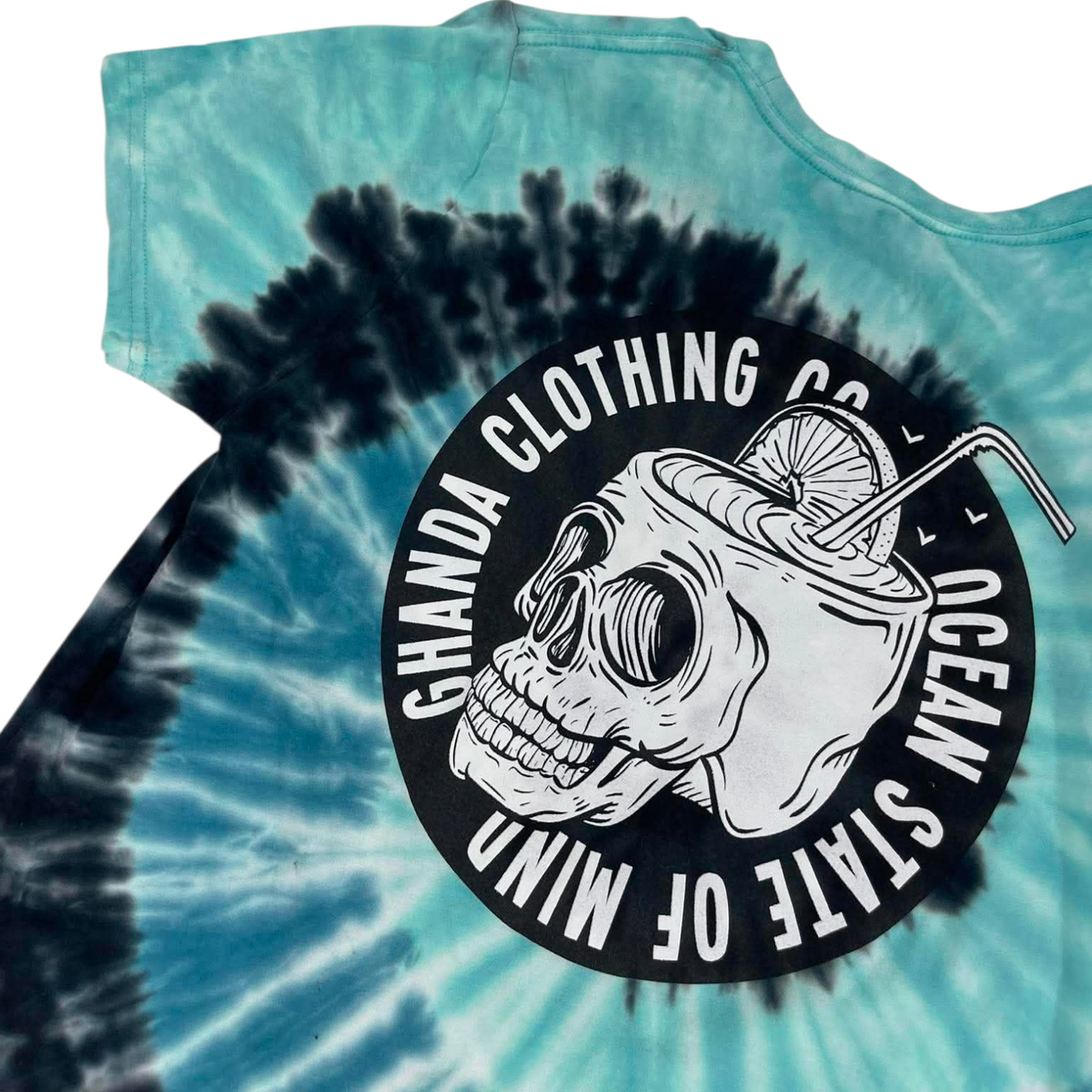 GHANDA OCEAN STATE OF MIND TIE DYE T-SHIRT (S-ADULT)