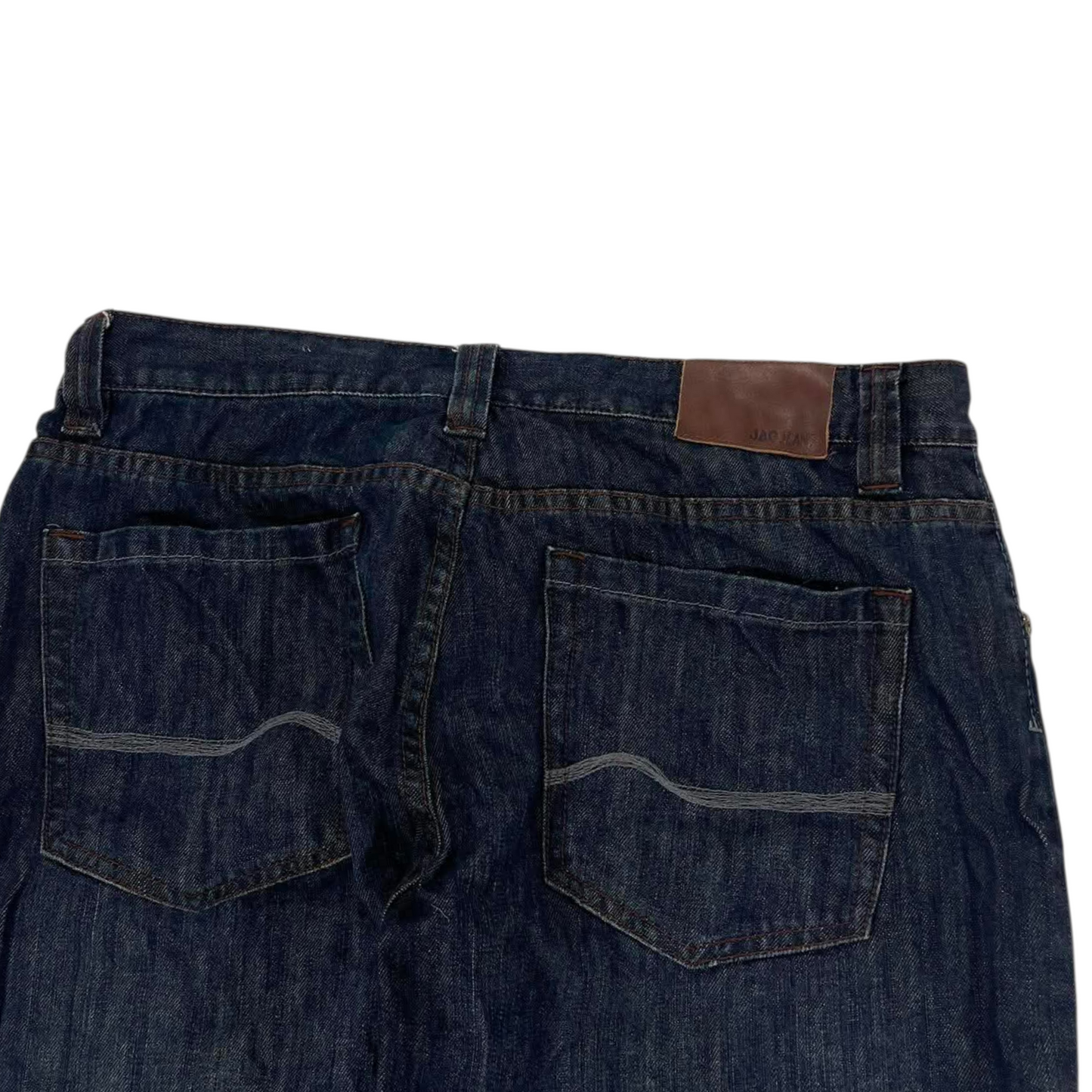 VINTAGE CLASSIC JAG DENIM JEANS (34)