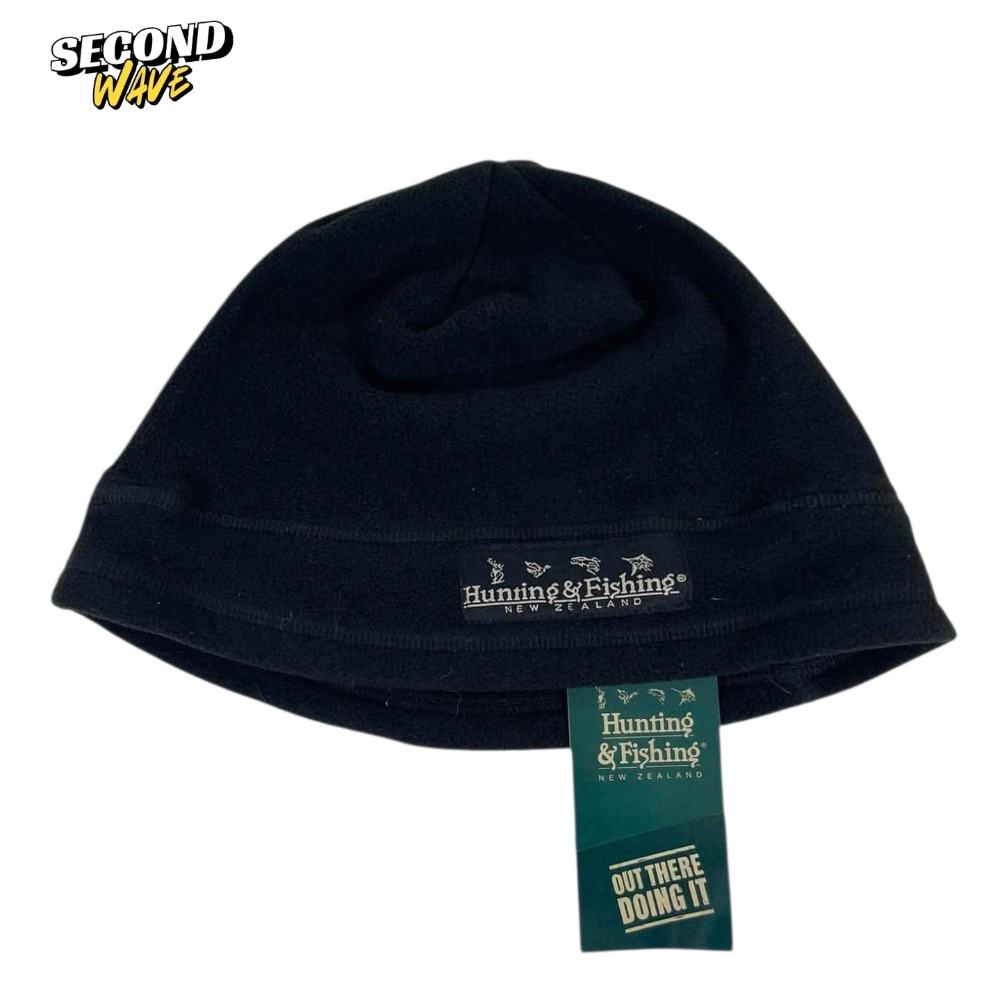 BRANDNEW HUNTING & FISHING NEW ZEALAND BLACK BEANIE