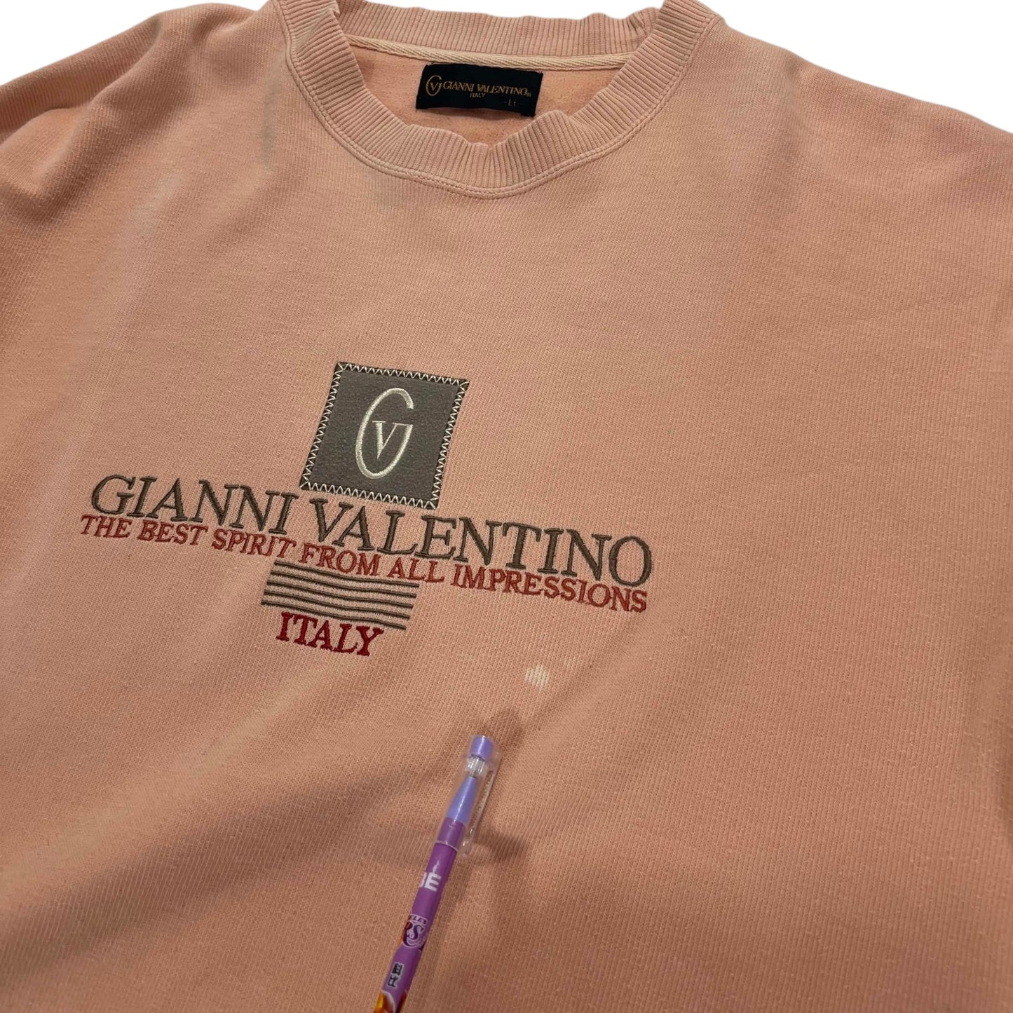 GIANNI VALENTINO ORANGE CREWNECK (S)