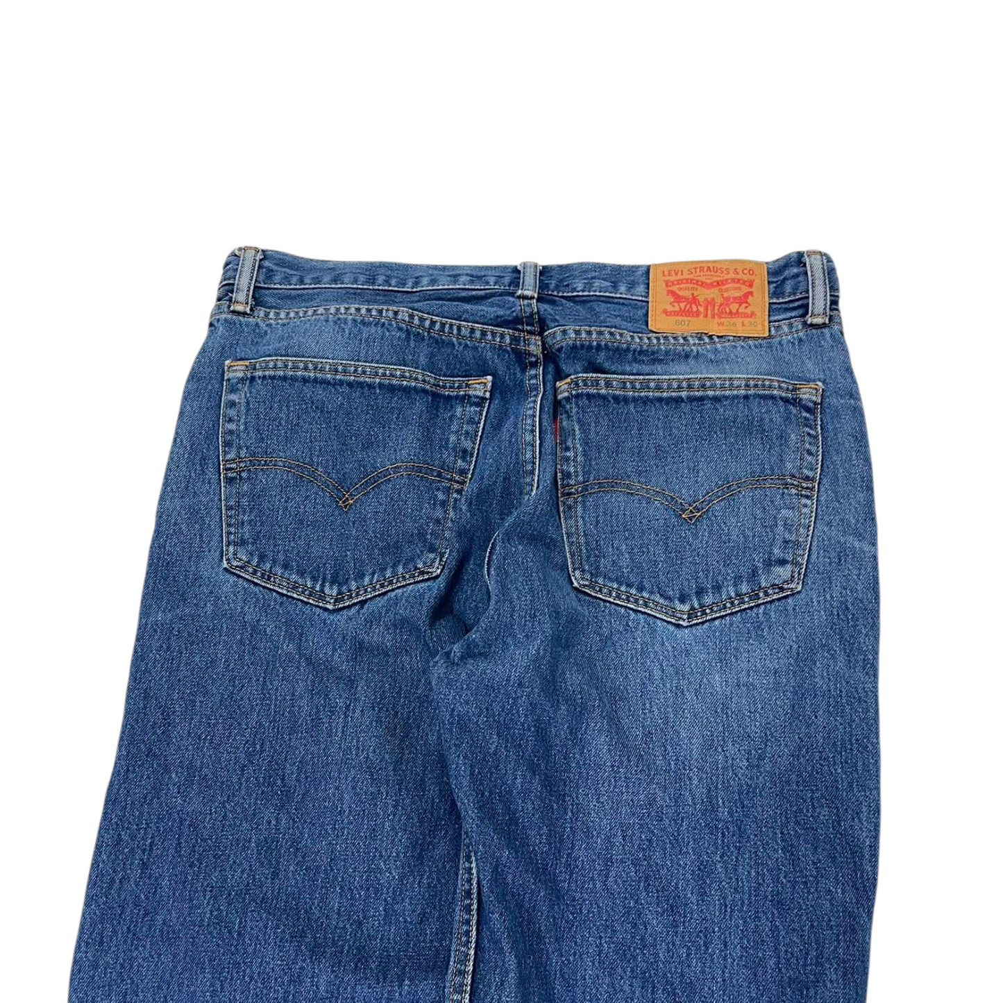 VINTAGE LEVI'S BLUE DENIM JEANS (34)