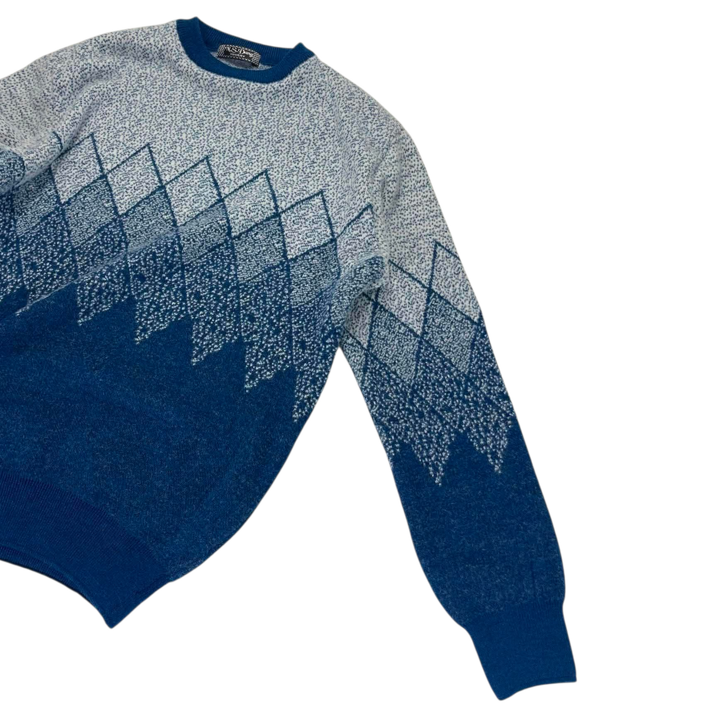 N.S. DANG BLUE KNIT SWEATER (S-M)
