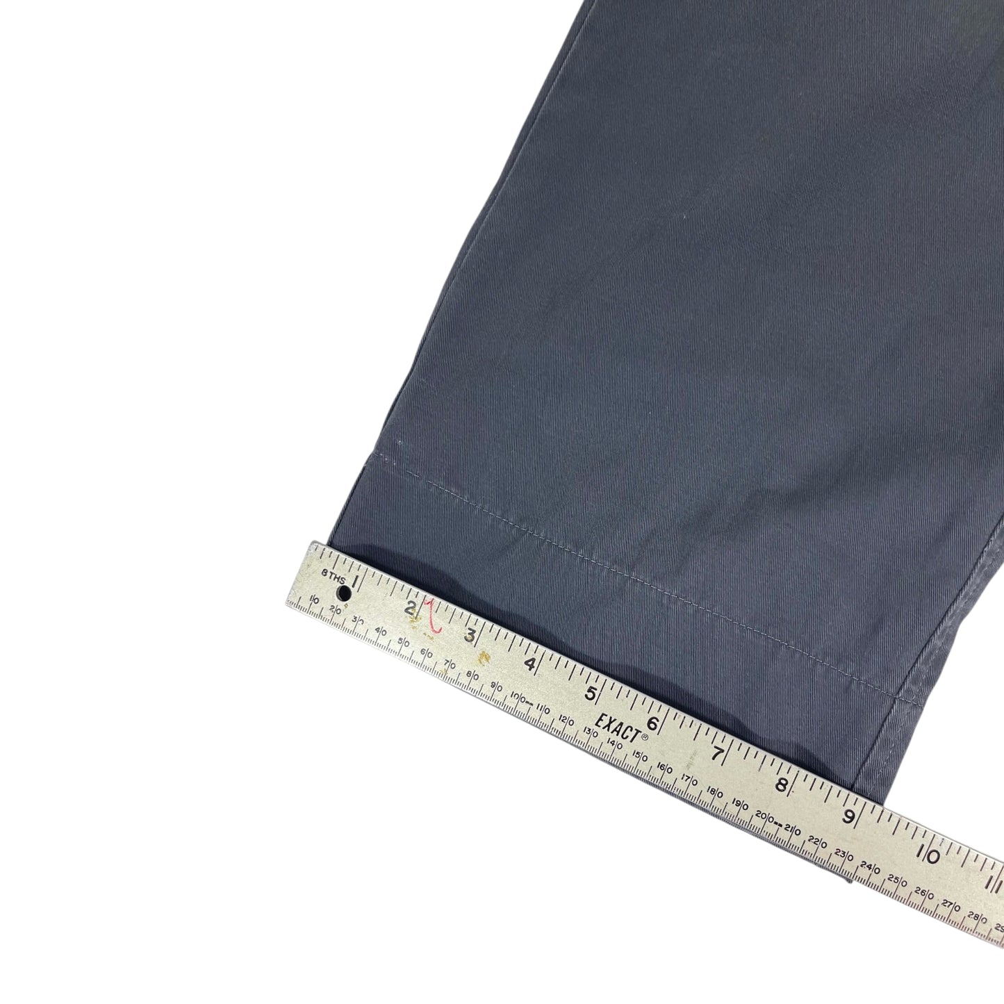 VINTAGE FADED GREY BAGGY WIDE LEG TROUSERS (38)