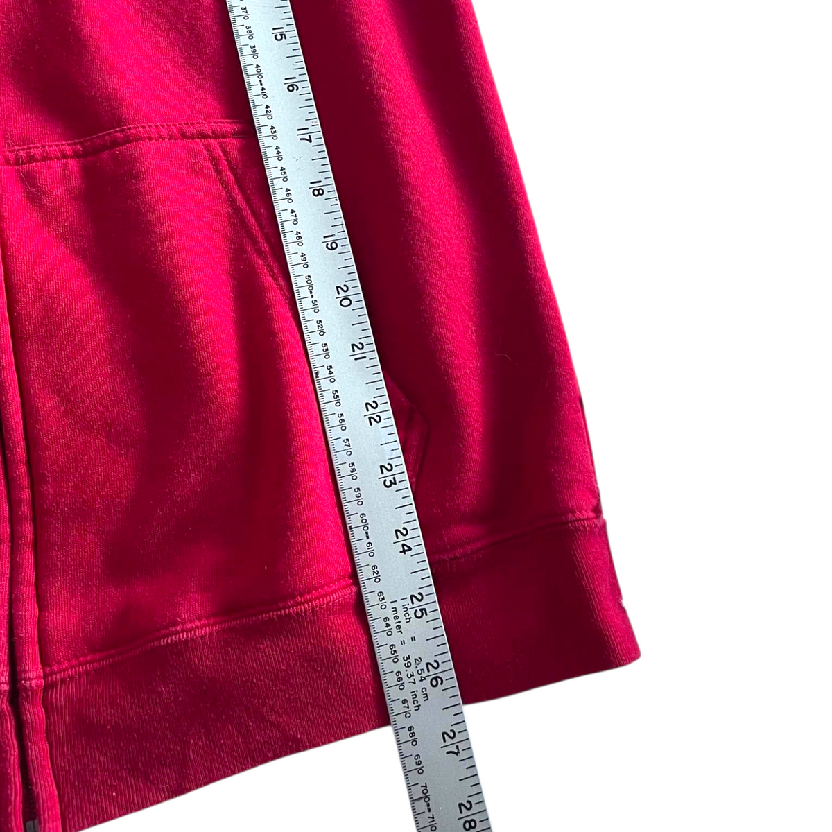 OKLAHOMA SOONERS RED ZIP UP HOODIE (S)