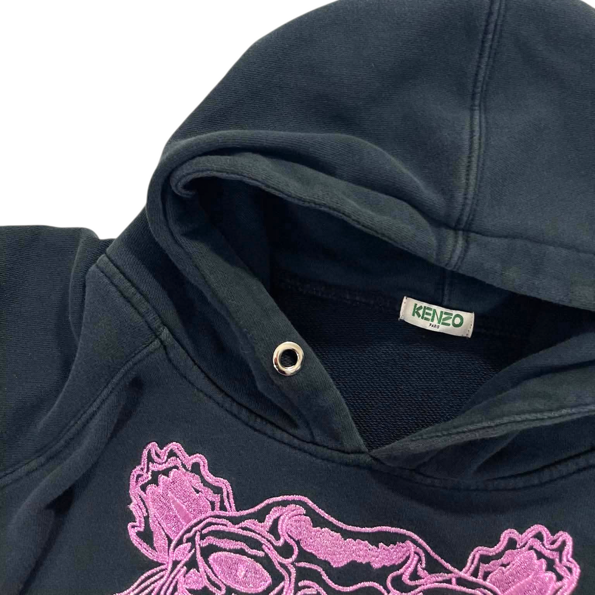 KENZO PARIS BLACK HOODIE (XS)