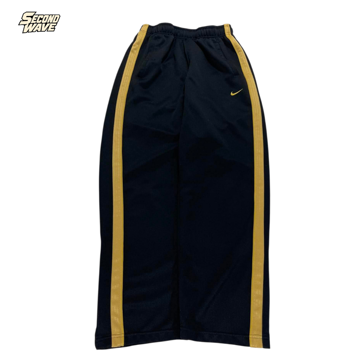 NIKE BLACK/GOLD TRACK PANTS (L) ¹⁰