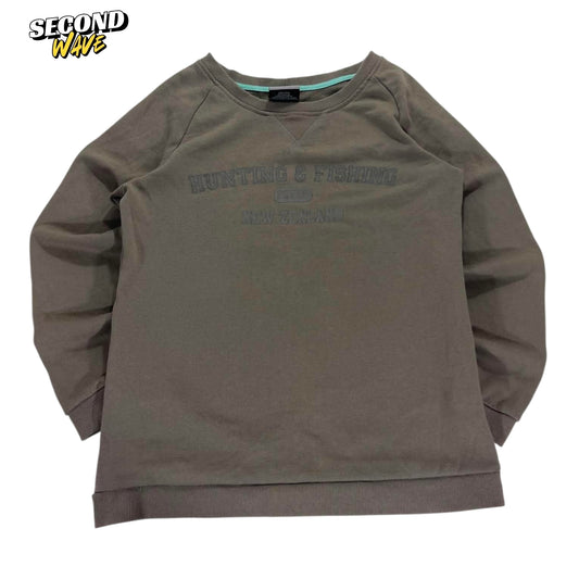 HUNTING & FISHING NEW ZEALAND BROWN SWEATSHIRT (10)