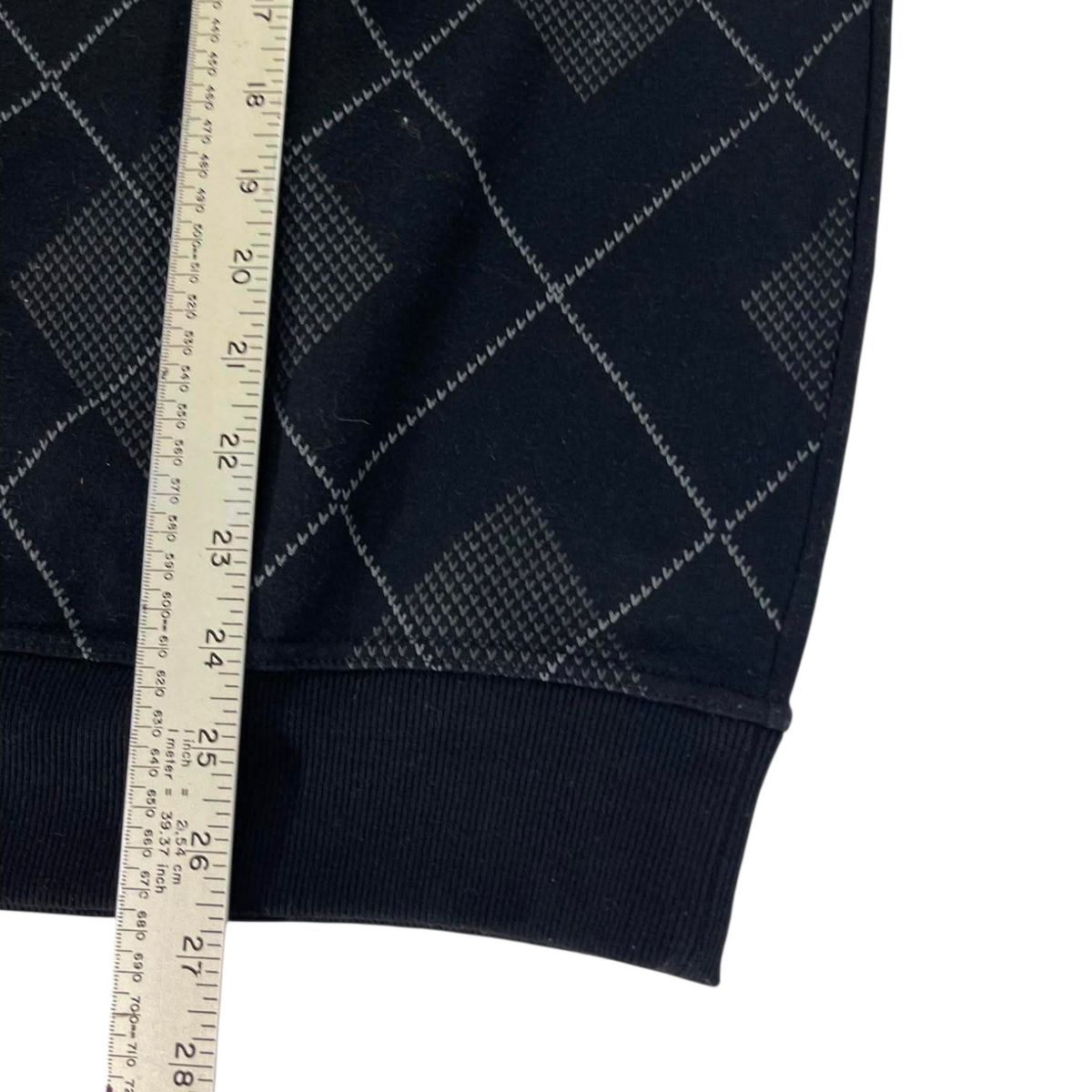 CLAUDIO VALENTINO BLACK SWEATER (L)