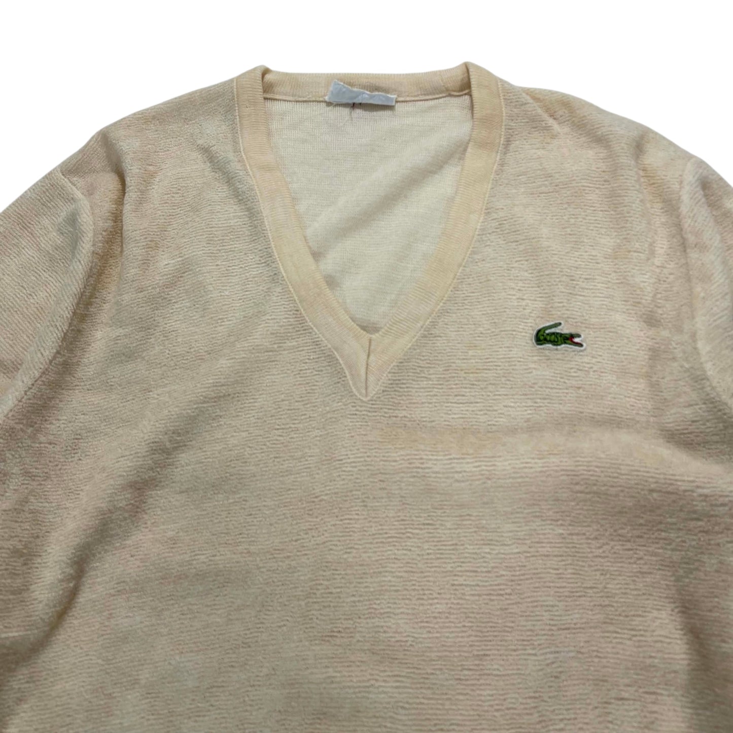 LACOSTE V NECK SWEATER (M)