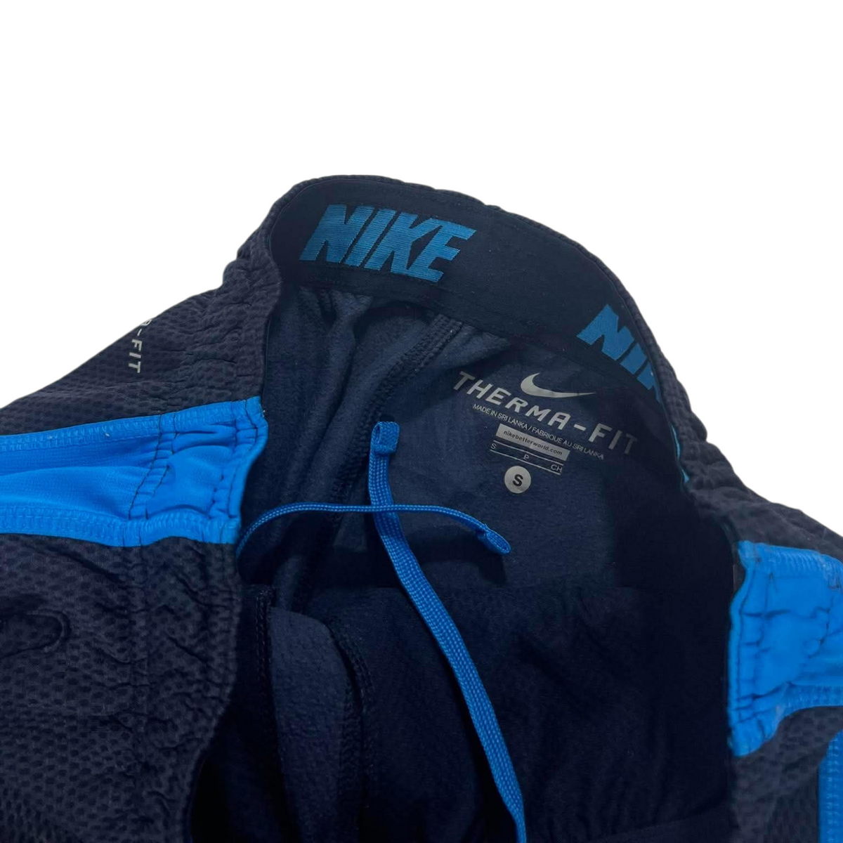 NIKE THERMA-FIT NAVY SWEATPANTS⁵ (S)