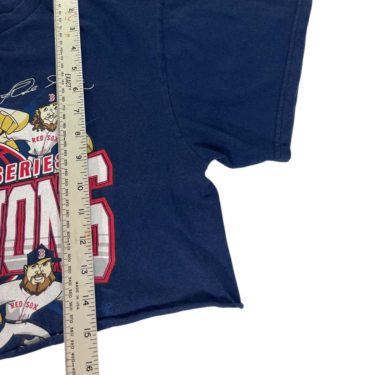 CHAMPION RED SOX CROPPED SHIRT (M)