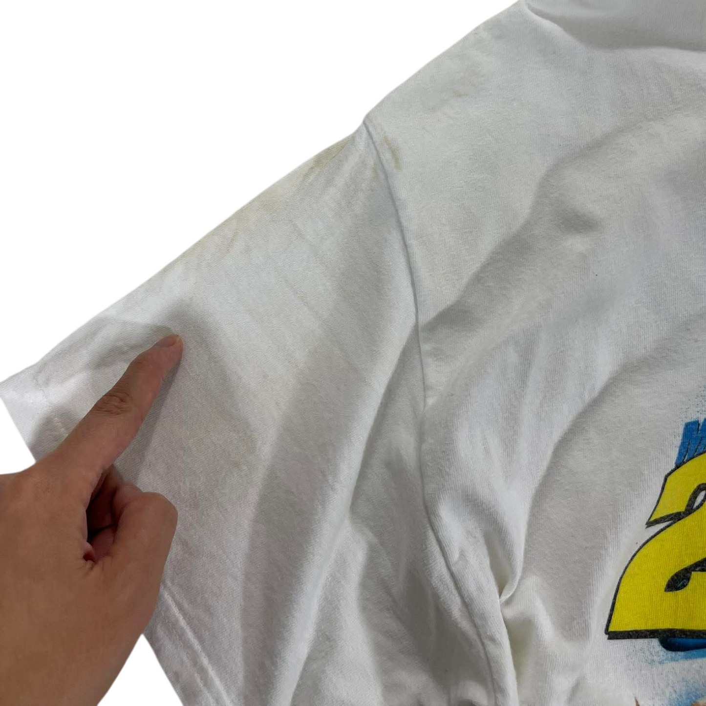 JEFF GORDON NASCAR WHITE TEE (XL)