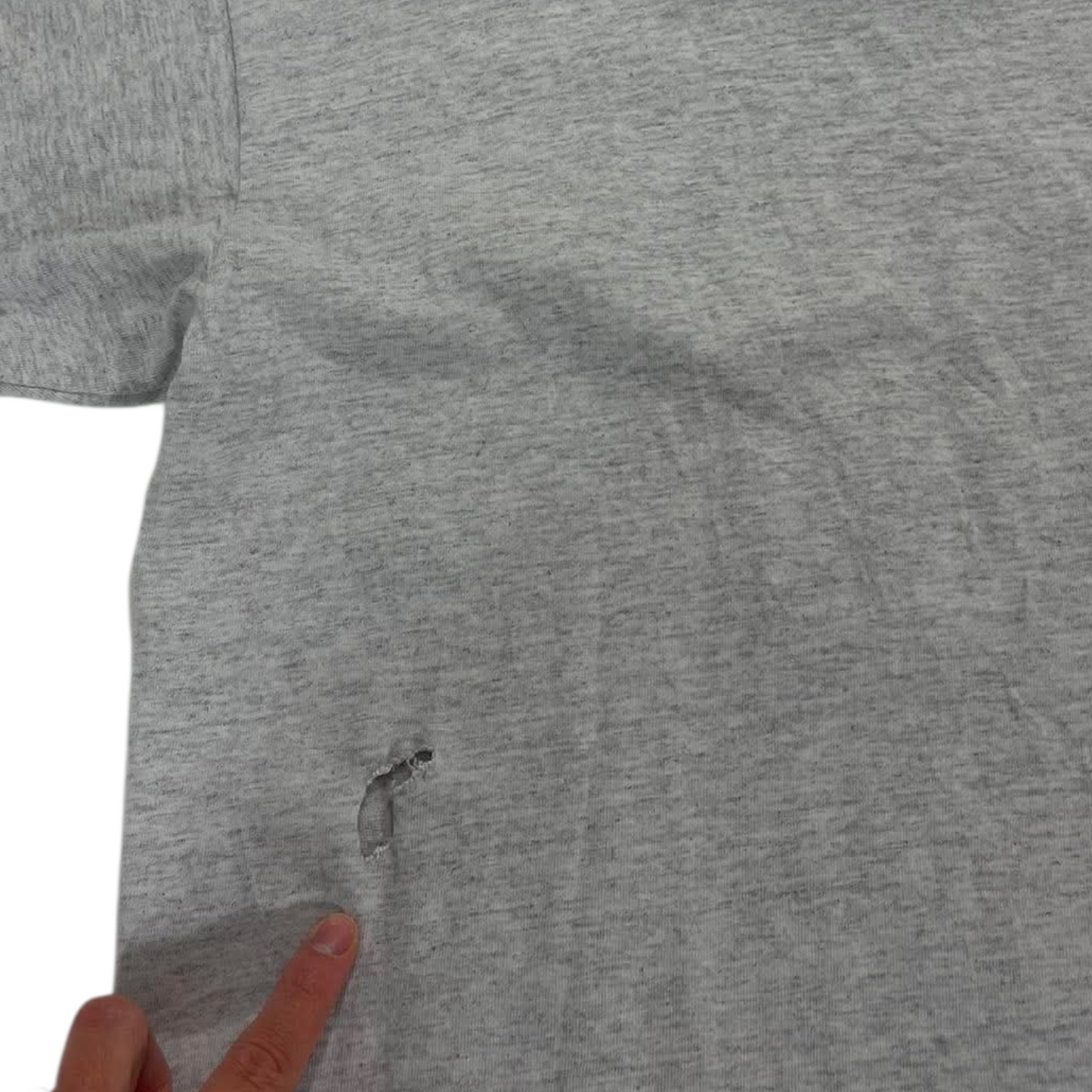90S NUTMEG TRASHED COLORADO ROCKIES GREY BASEBALL TEE (M)