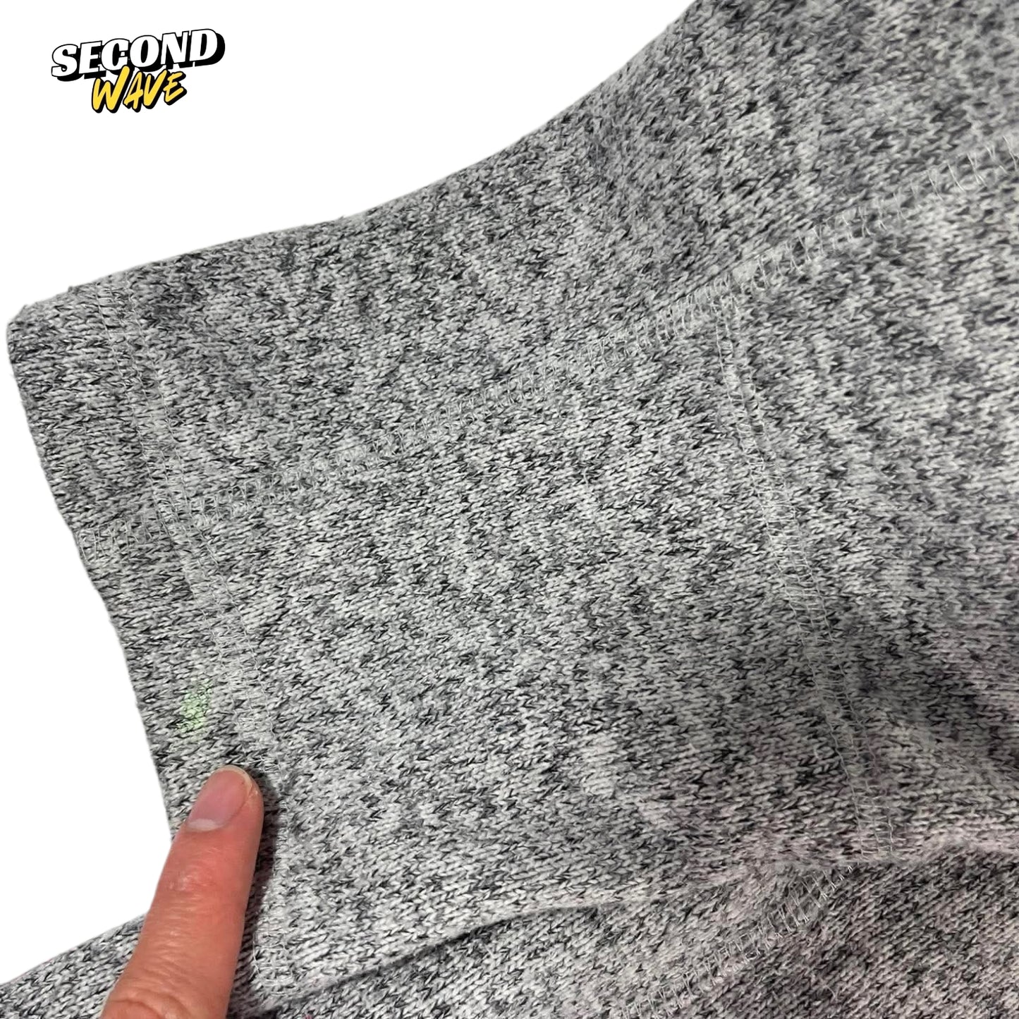 VINTAGE CHISEL GREY QUARTER ZIP FLEECE (XL)