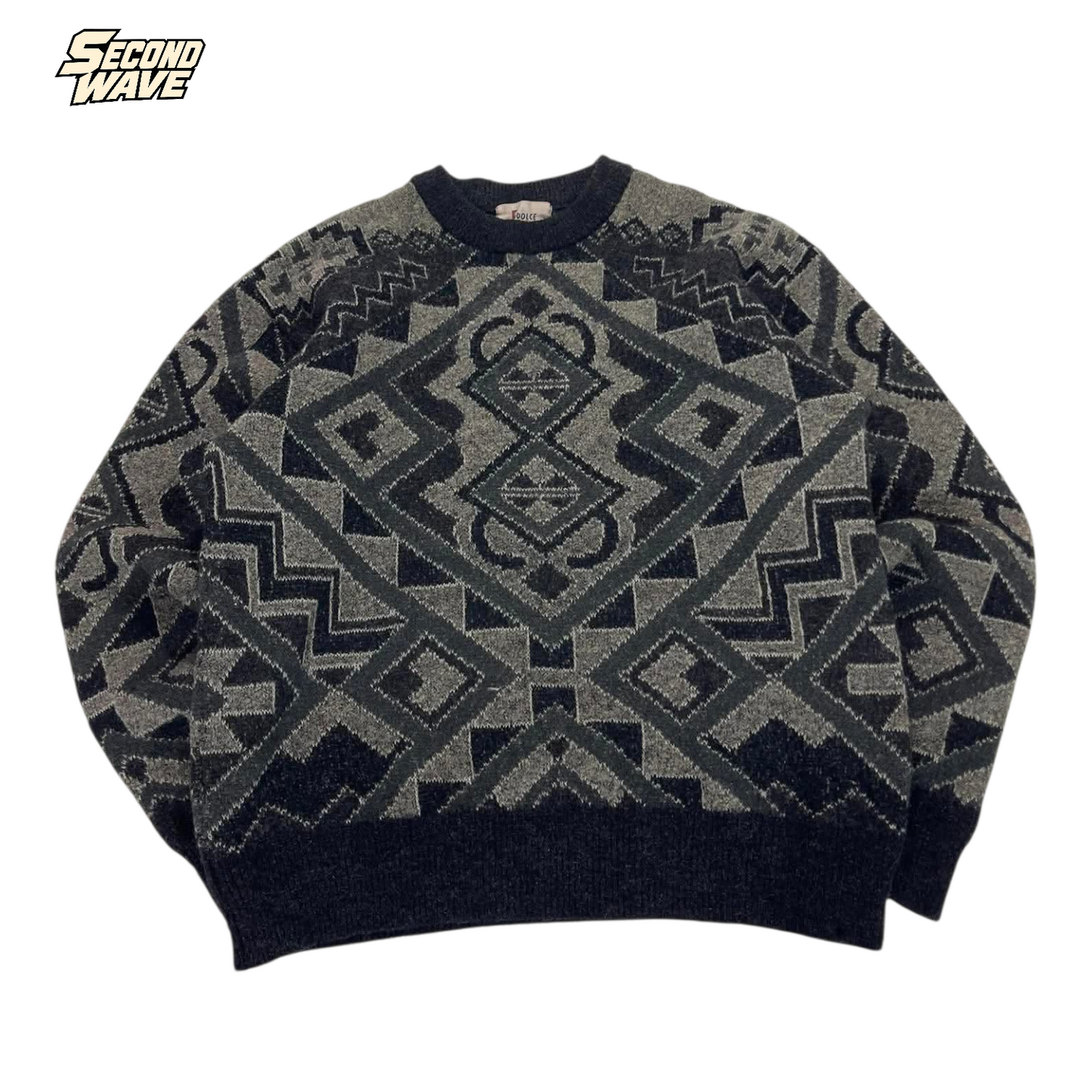 DOLCE PATTERNED SWEATER (S)