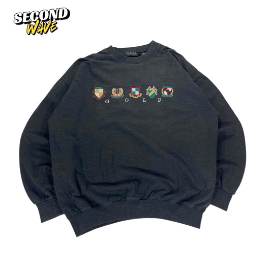 VINTAGE GOLF EMBROIDERED CREWNECK (XL)
