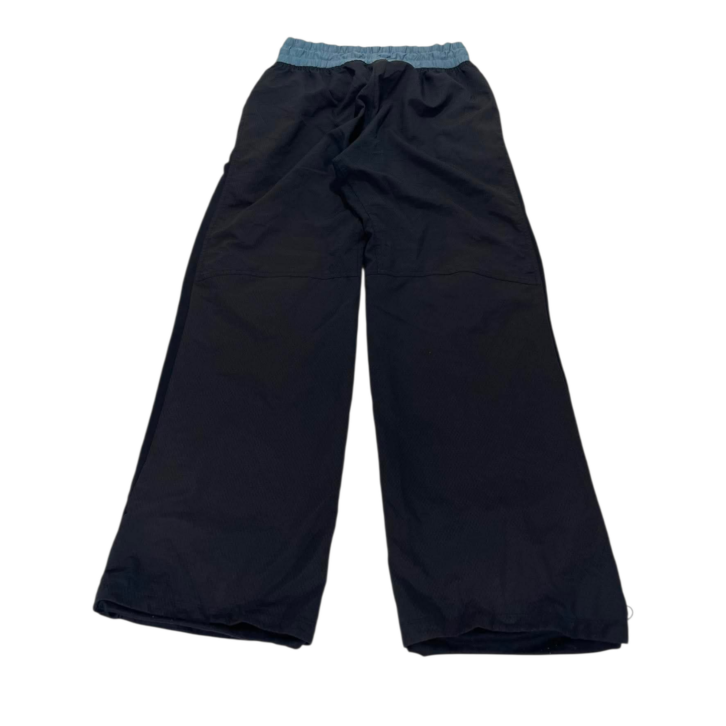 VINTAGE NIKE BLACK & BLUE TRACK PANTS ¹ (L-XL)
