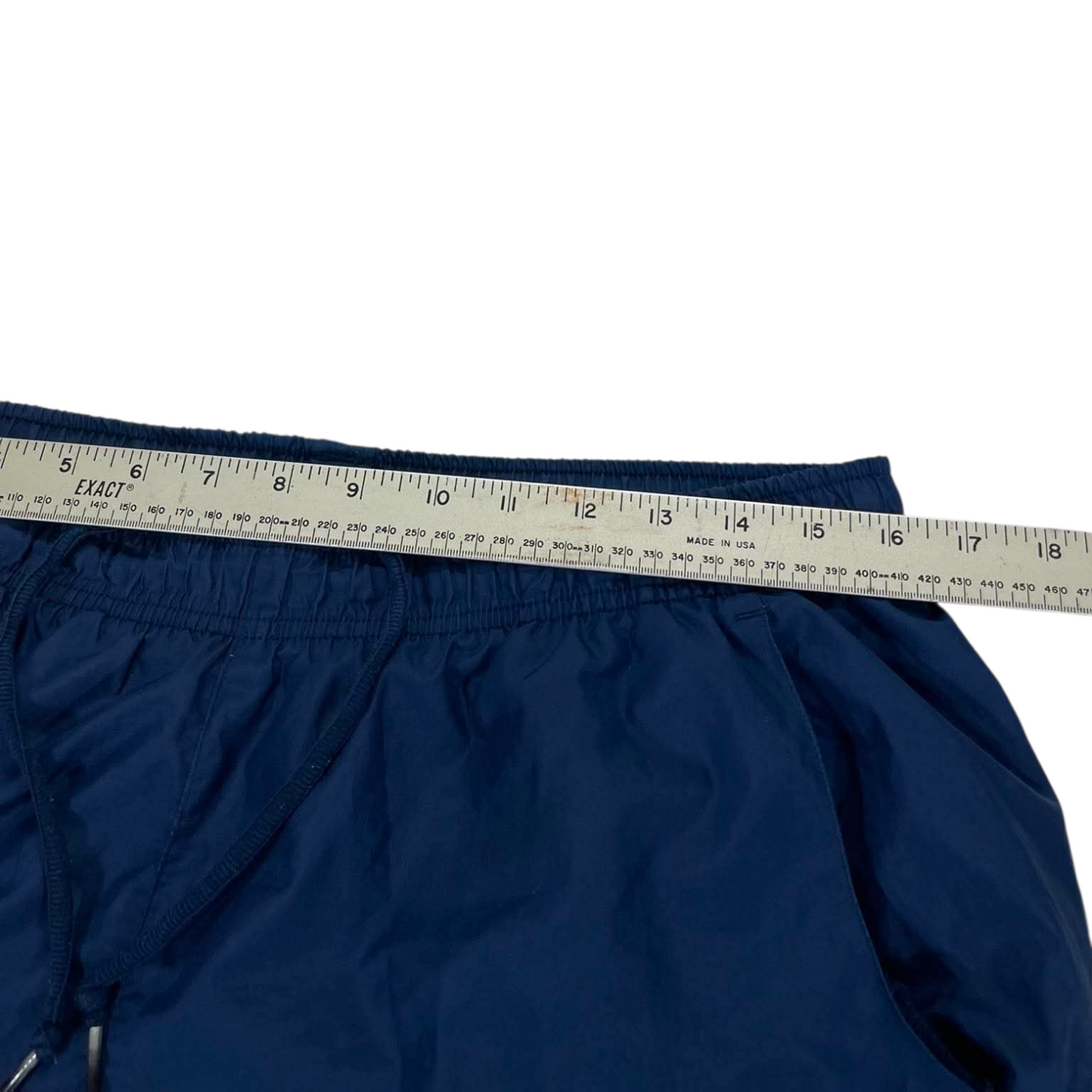 VINTAGE ADIDAS NAVY TRACK PANTS (L)