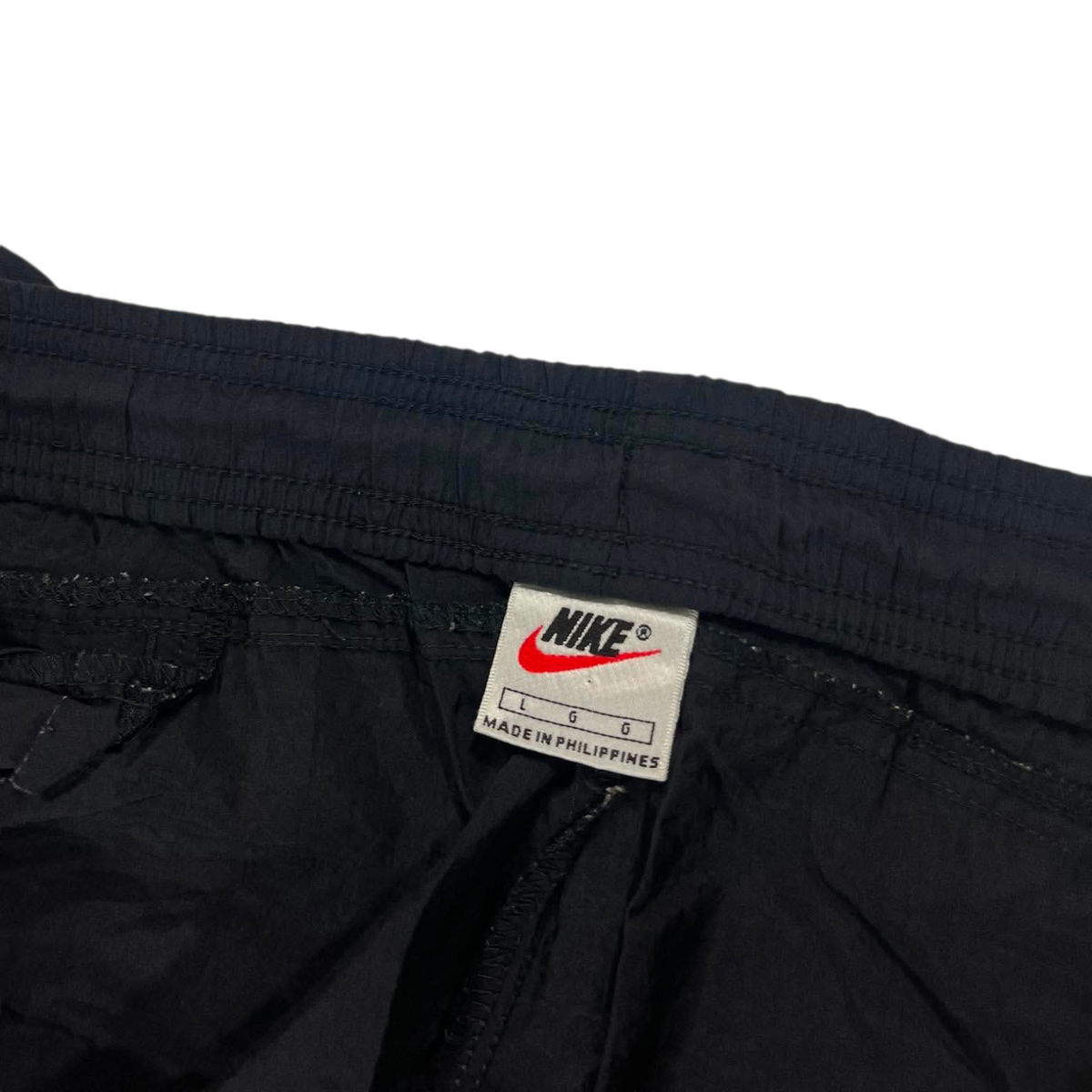 VINTAGE NIKE BLACK TRACK PANTS¹² (BEST FIT L - XL)