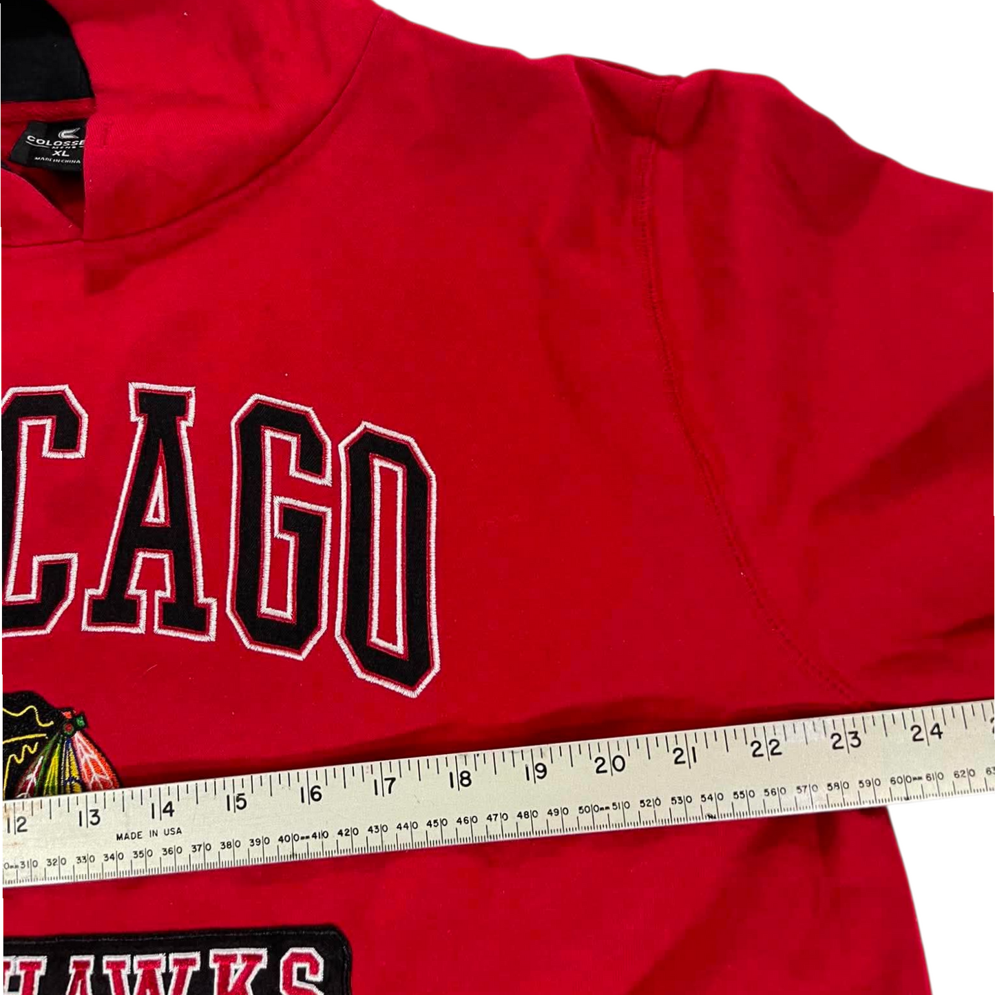 CHICAGO BLACKHAWKS RED HOODIE (XL)