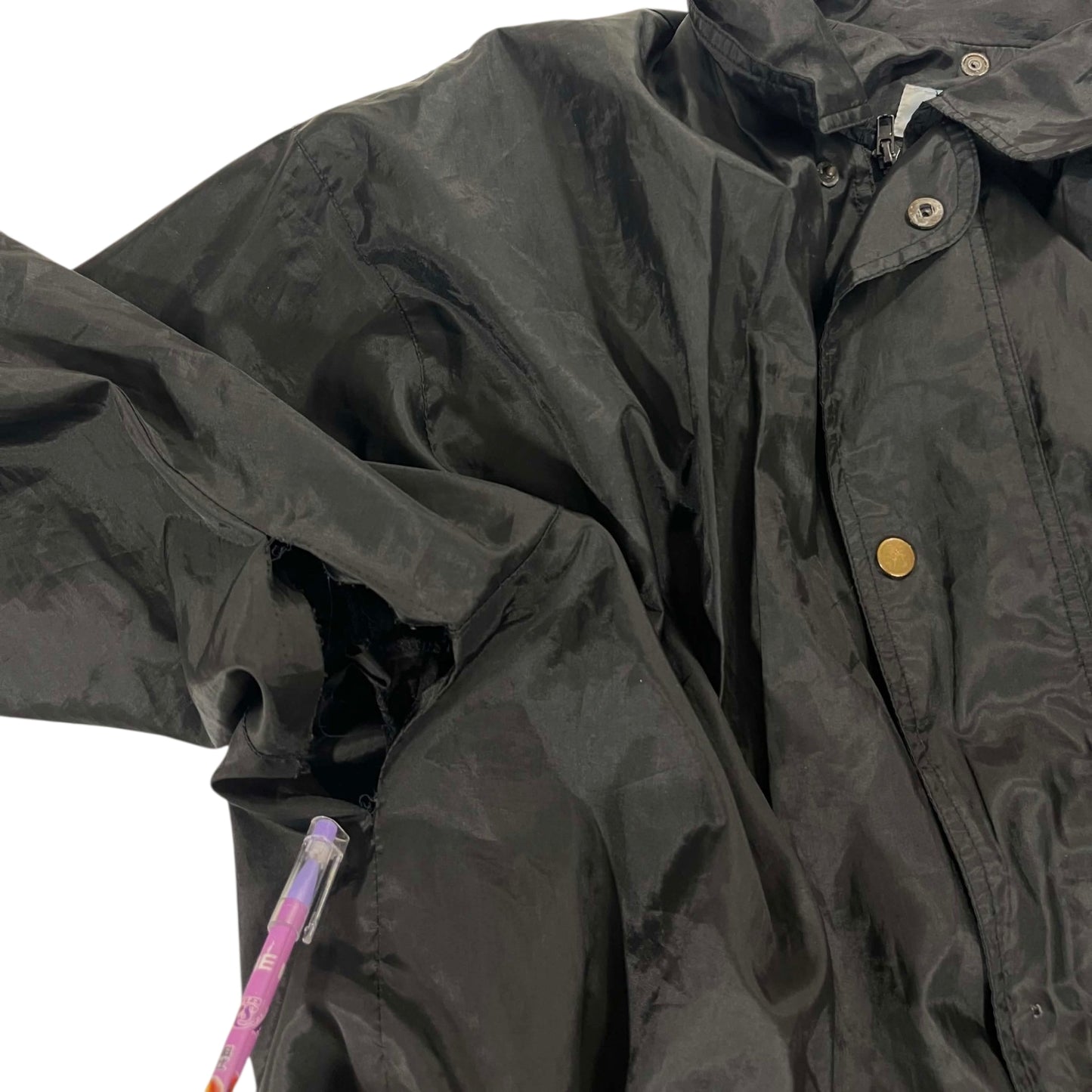 HURRICANES WELLINGTON BLACK WINDBREAKER (L)