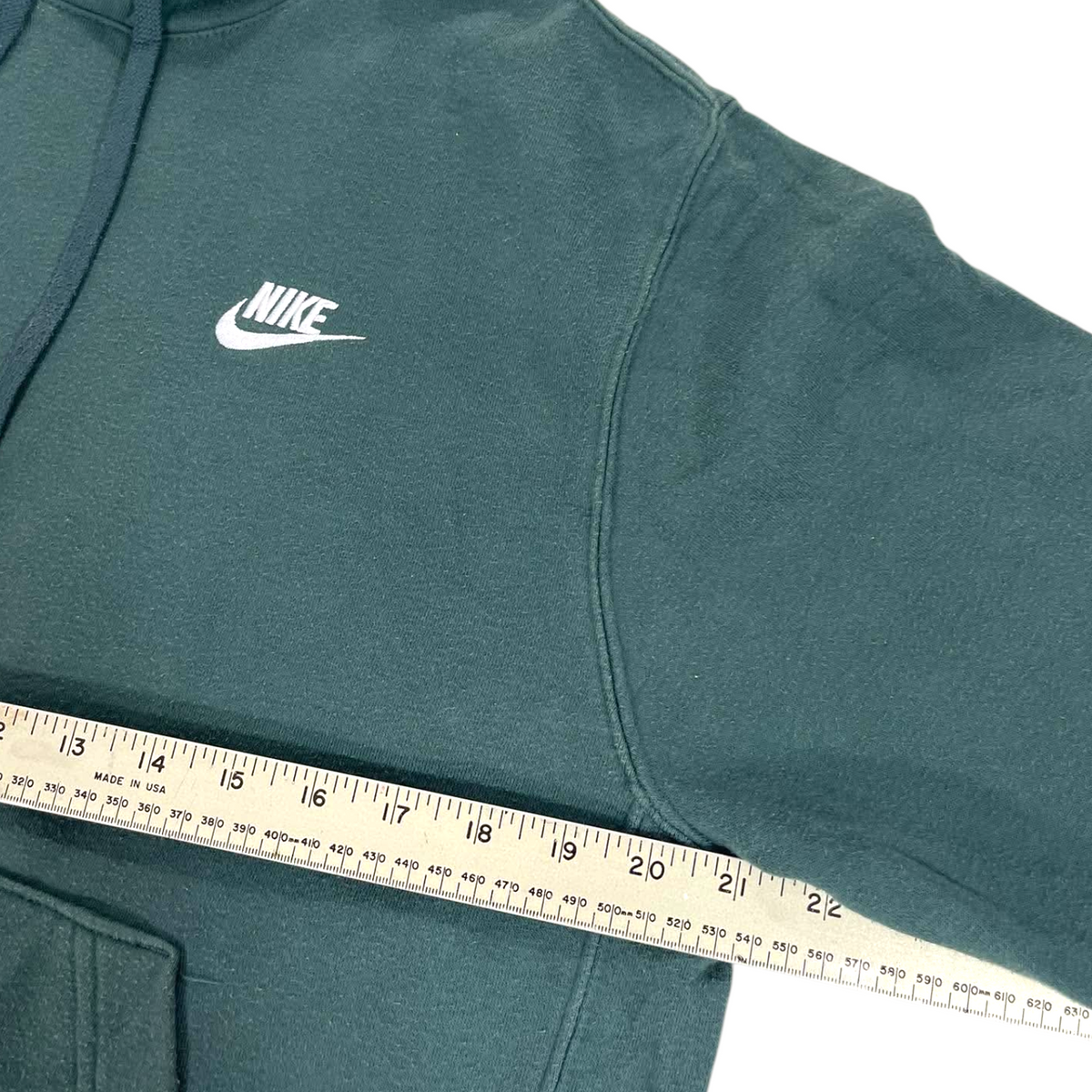 NIKE GREEN SWOOSH HOODIE (M)