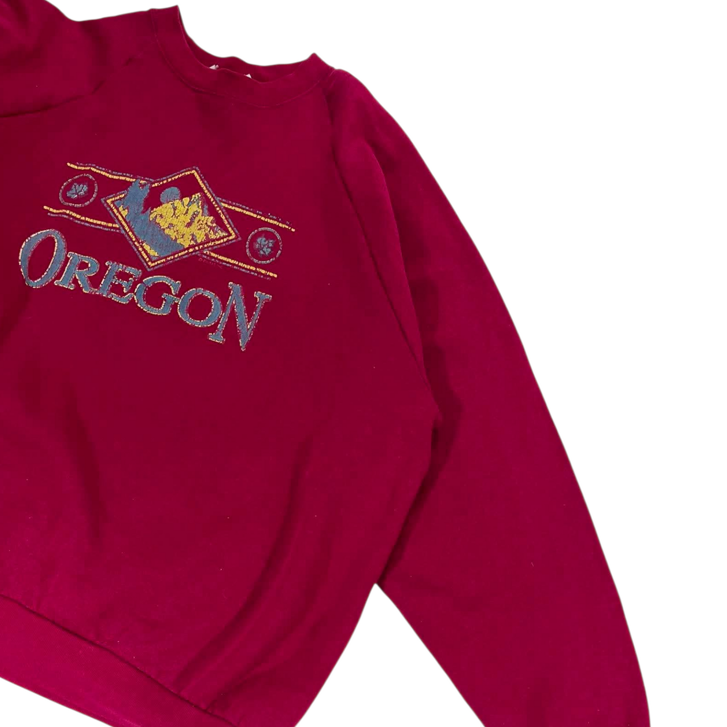 VINTAGE OREGON RED CREWNECK SWEATSHIRT (XL)