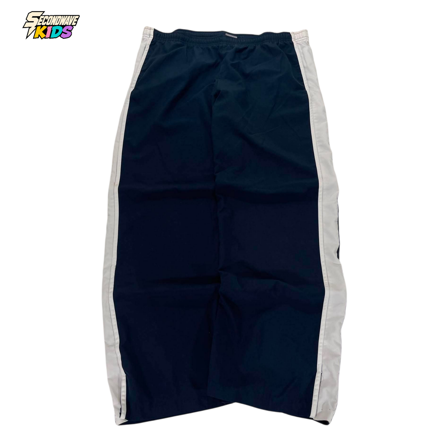 NIKE BLUE & WHITE TRACK PANTS ³ (L)